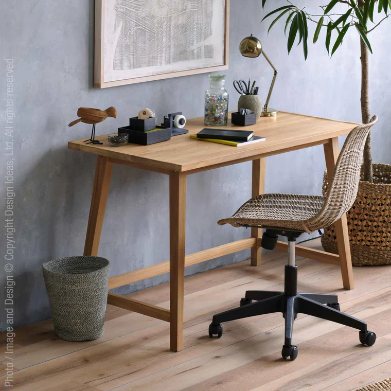 Ormond Task Chair-Natural By Texture Designideas - Image 3