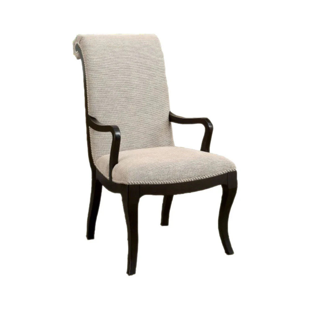 Ornette Contemporary Style Arm Chair, Espresso-Set Of 2 By Benzara - Image 3