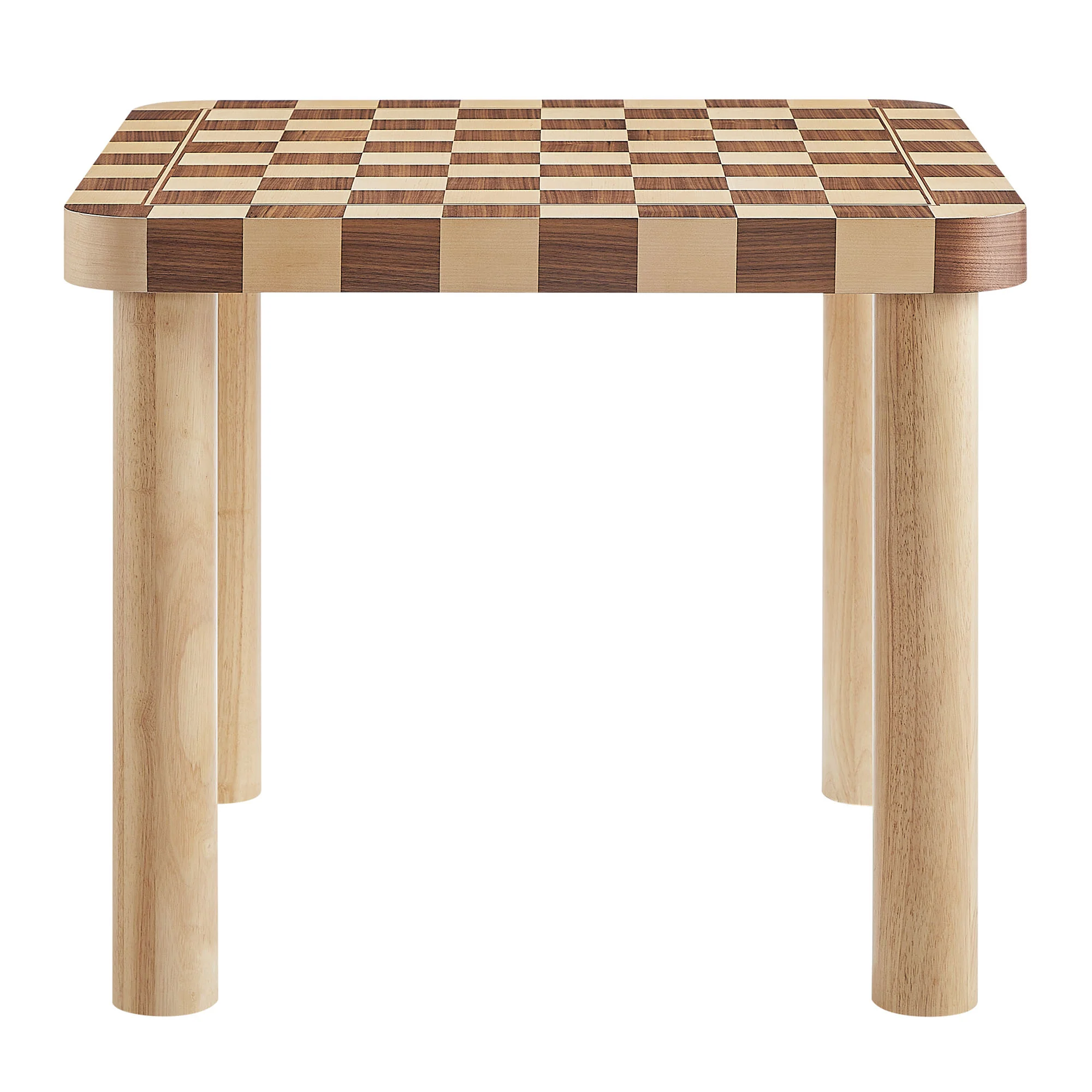 Oscar 36 Inch Square Checkered Dining Table by Modway - Image 11