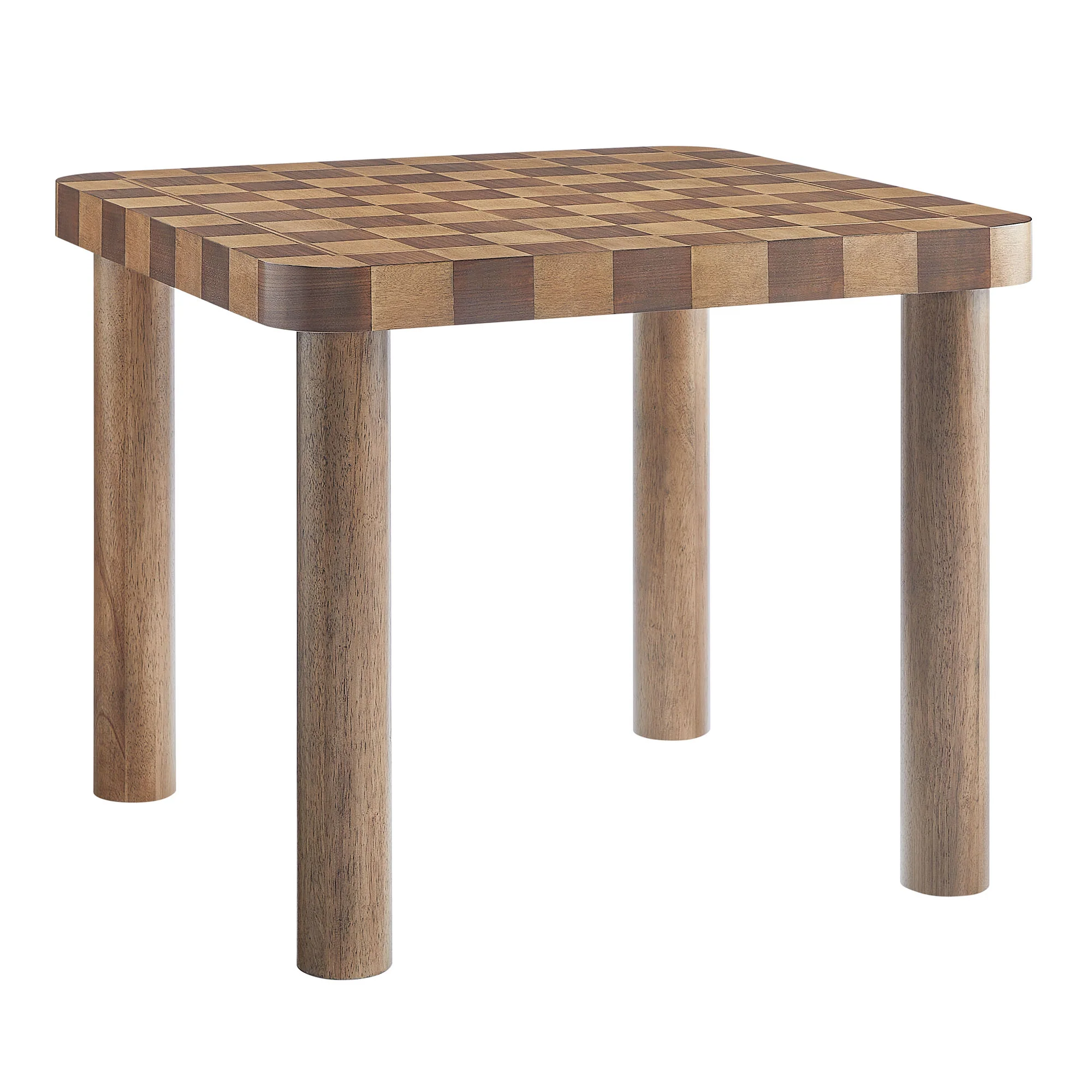 Oscar 36 Inch Square Checkered Dining Table by Modway - Image 2