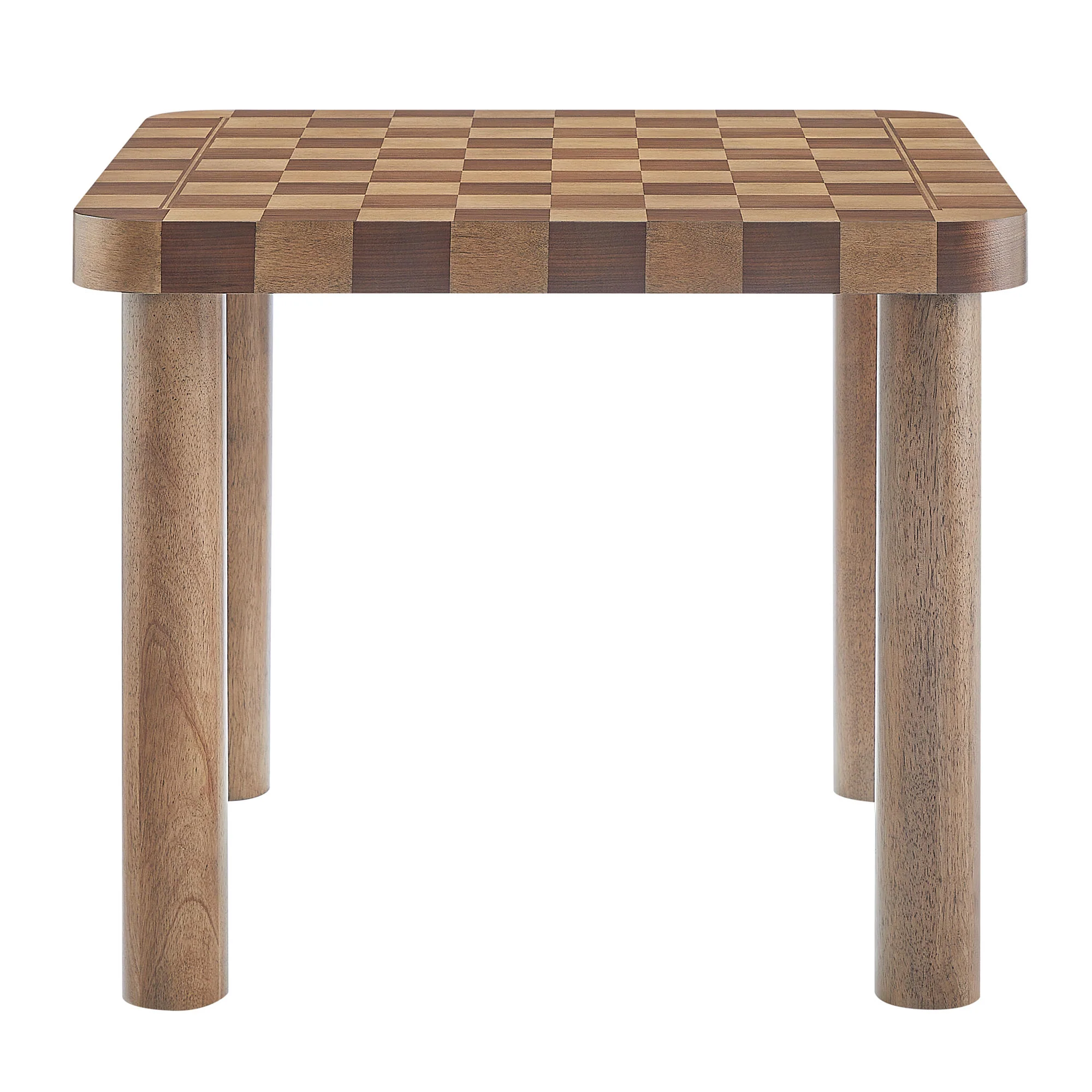 Oscar 36 Inch Square Checkered Dining Table by Modway - Image 3