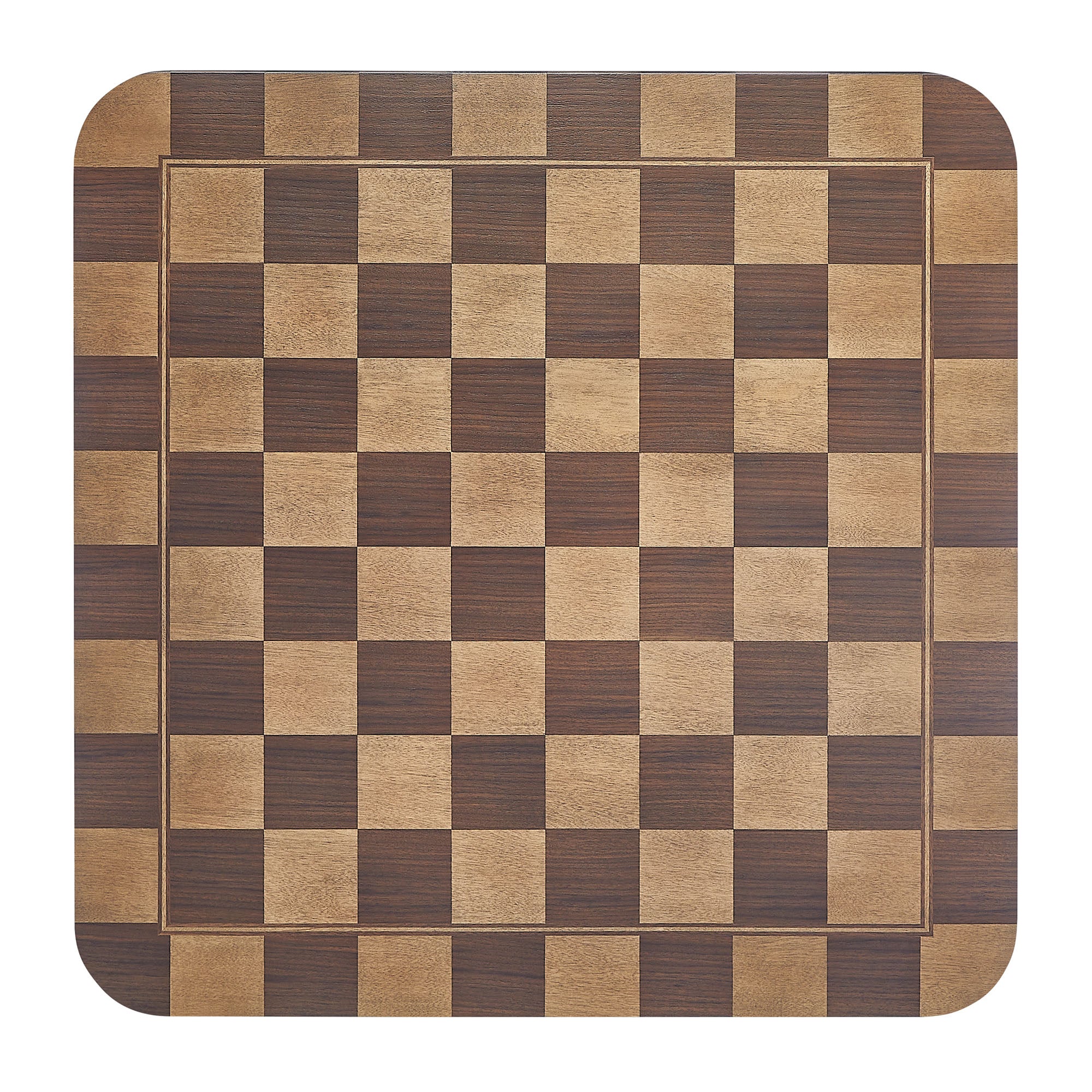 Oscar 36 Inch Square Checkered Dining Table by Modway - Image 4