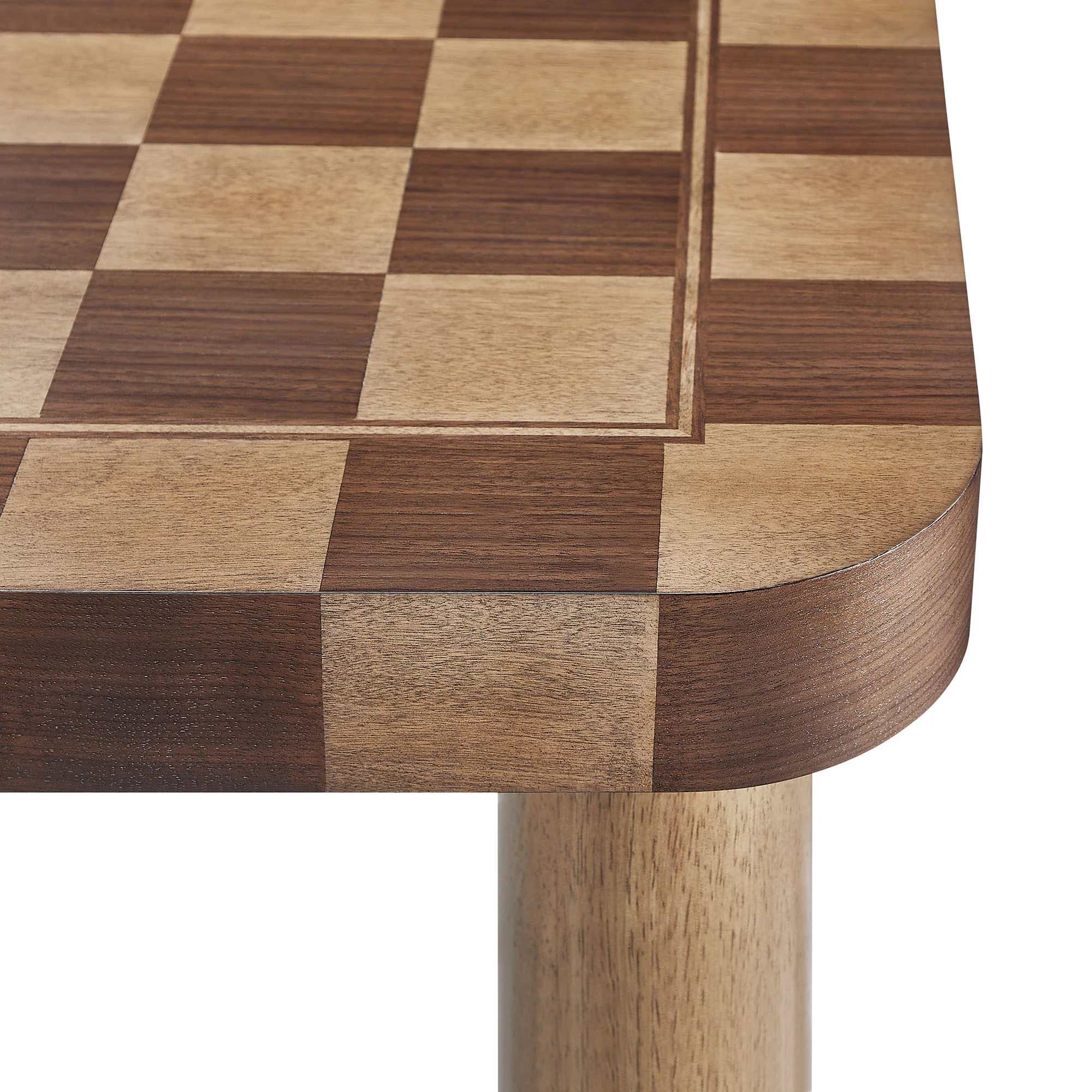 Oscar 36 Inch Square Checkered Dining Table by Modway - Image 5
