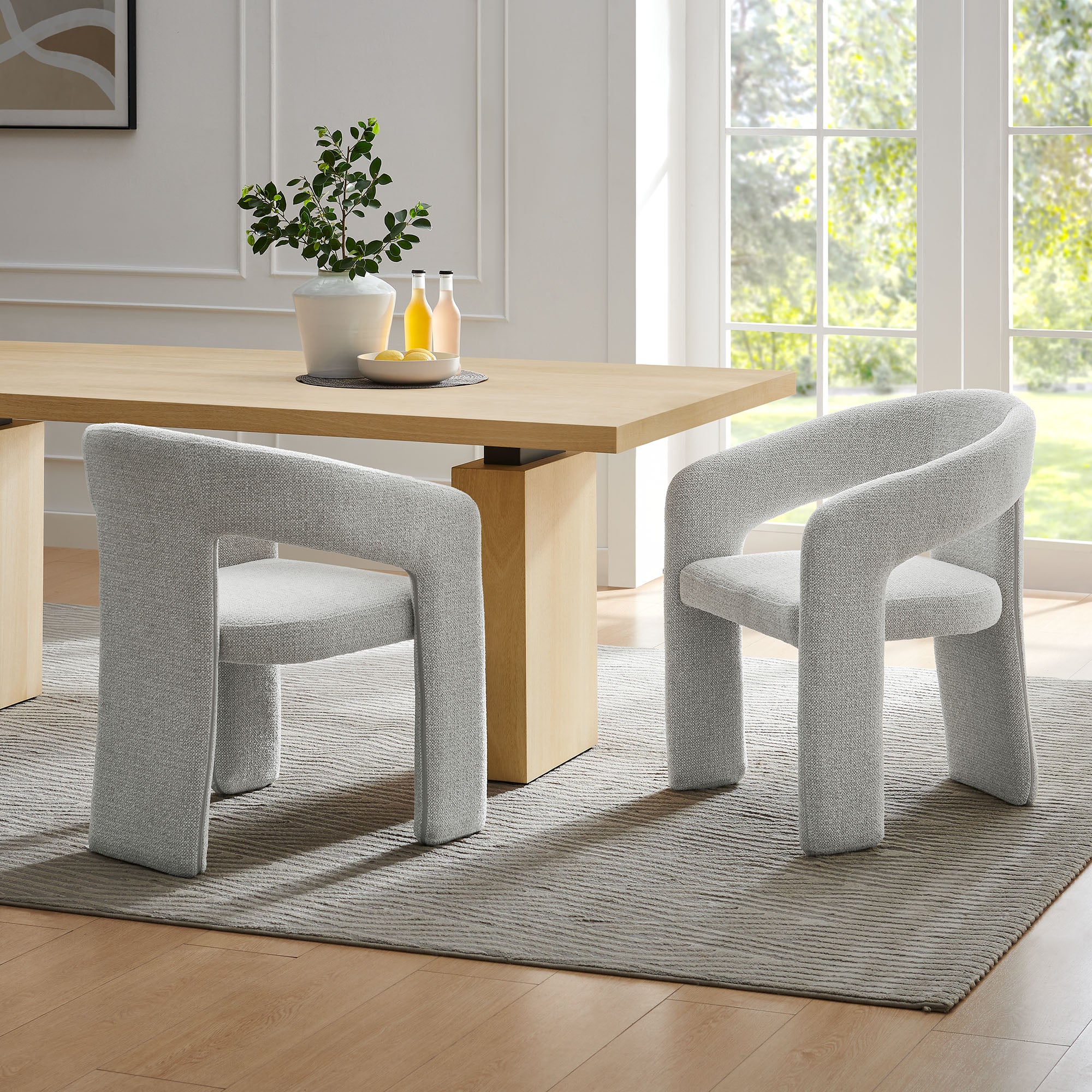 Oslo Barrel Fabric Upholstered Dining Accent Chair by Modway - Image 17