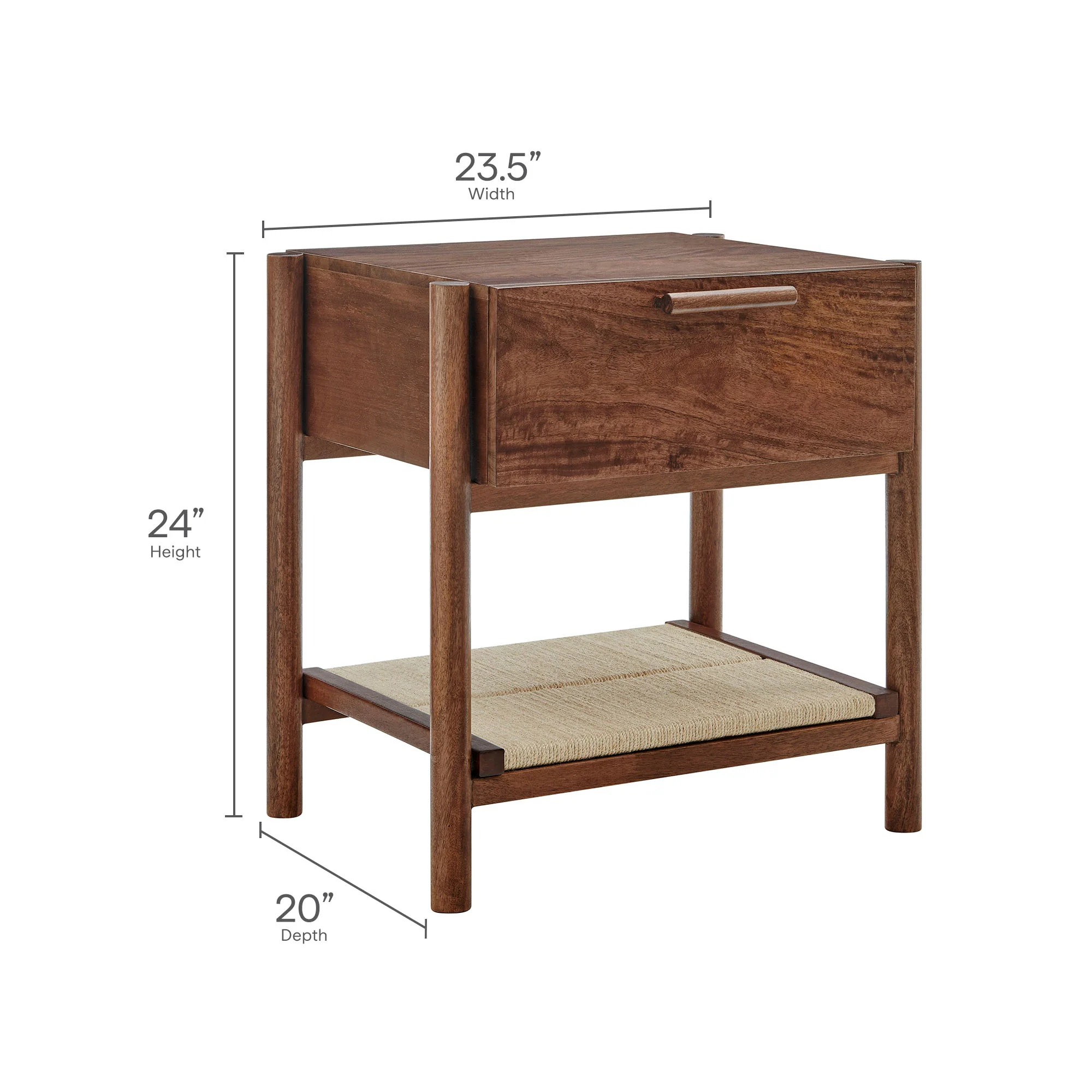 Oswin 1-Drawer Wood Nightstand by Modway - Image 11