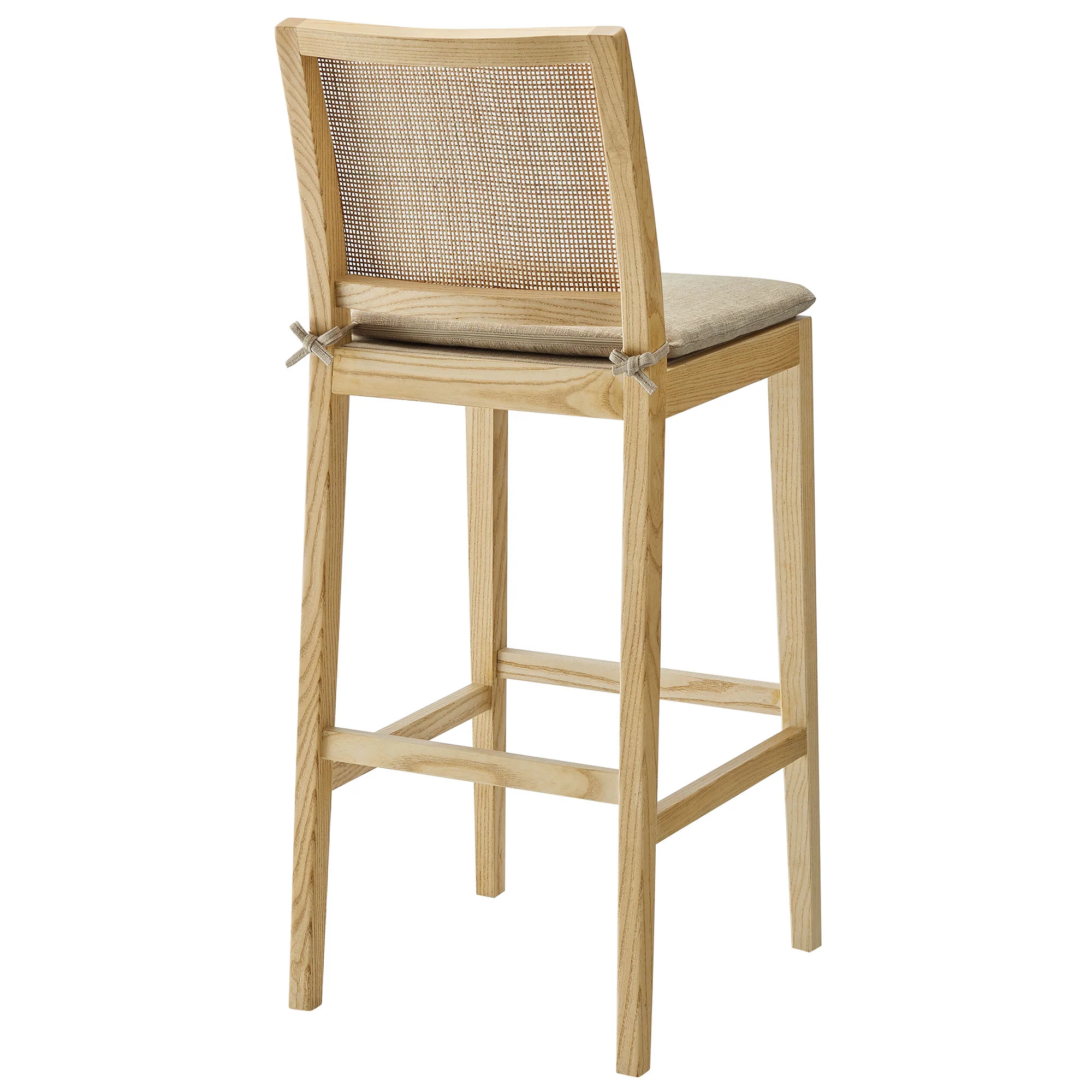 Ovard Wood and Rattan Bar Stool by Modway - Image 4