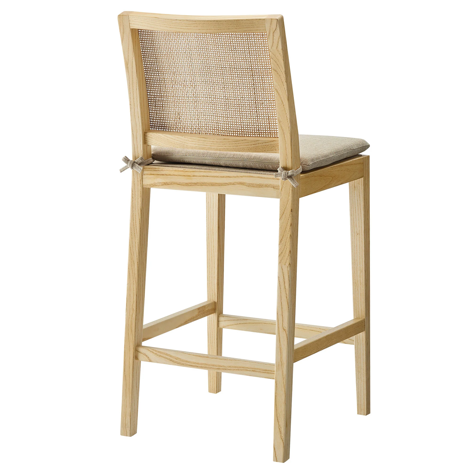 Ovard Wood and Rattan Counter Stool by Modway - Image 4