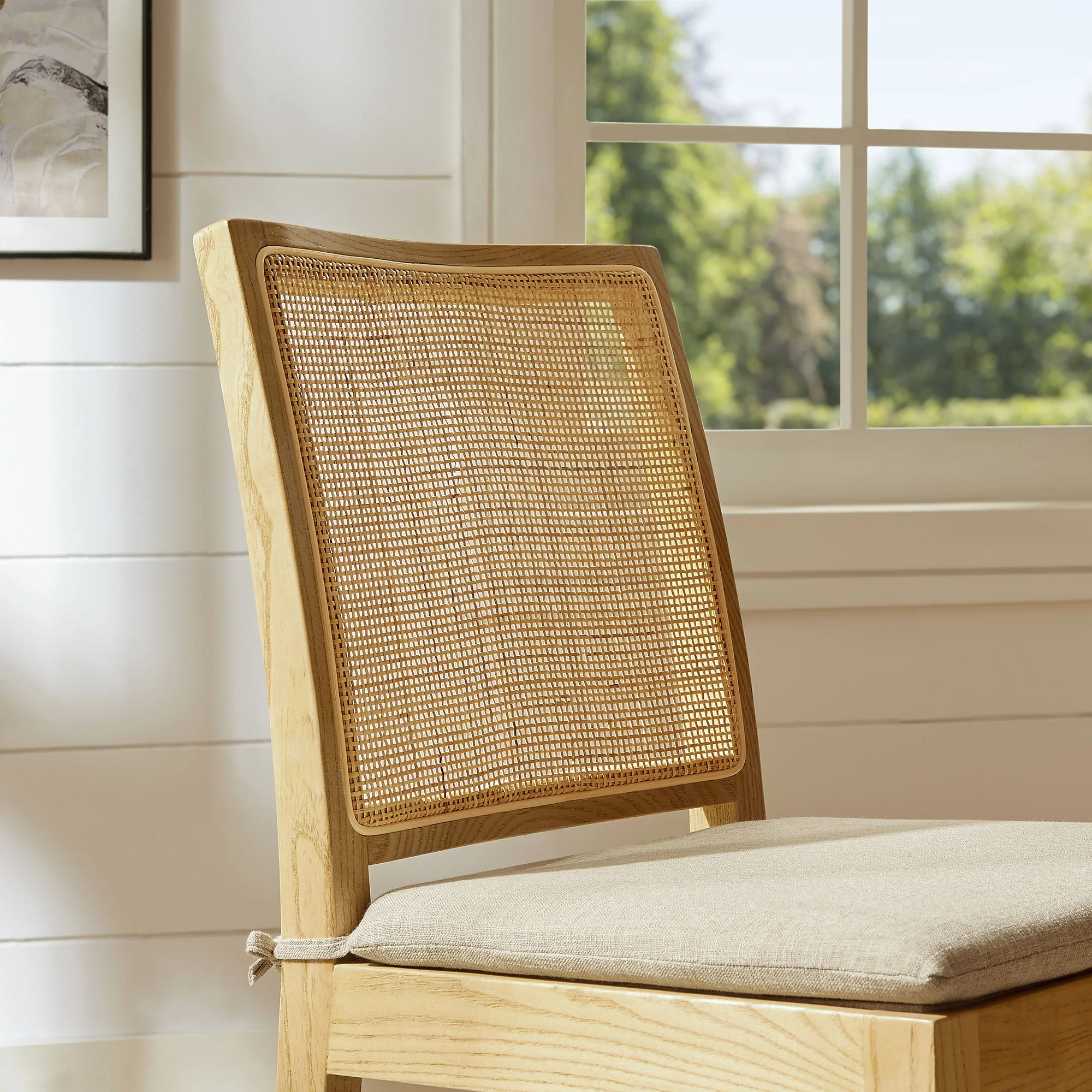 Ovard Wood and Rattan Dining Chair by Modway - Image 7
