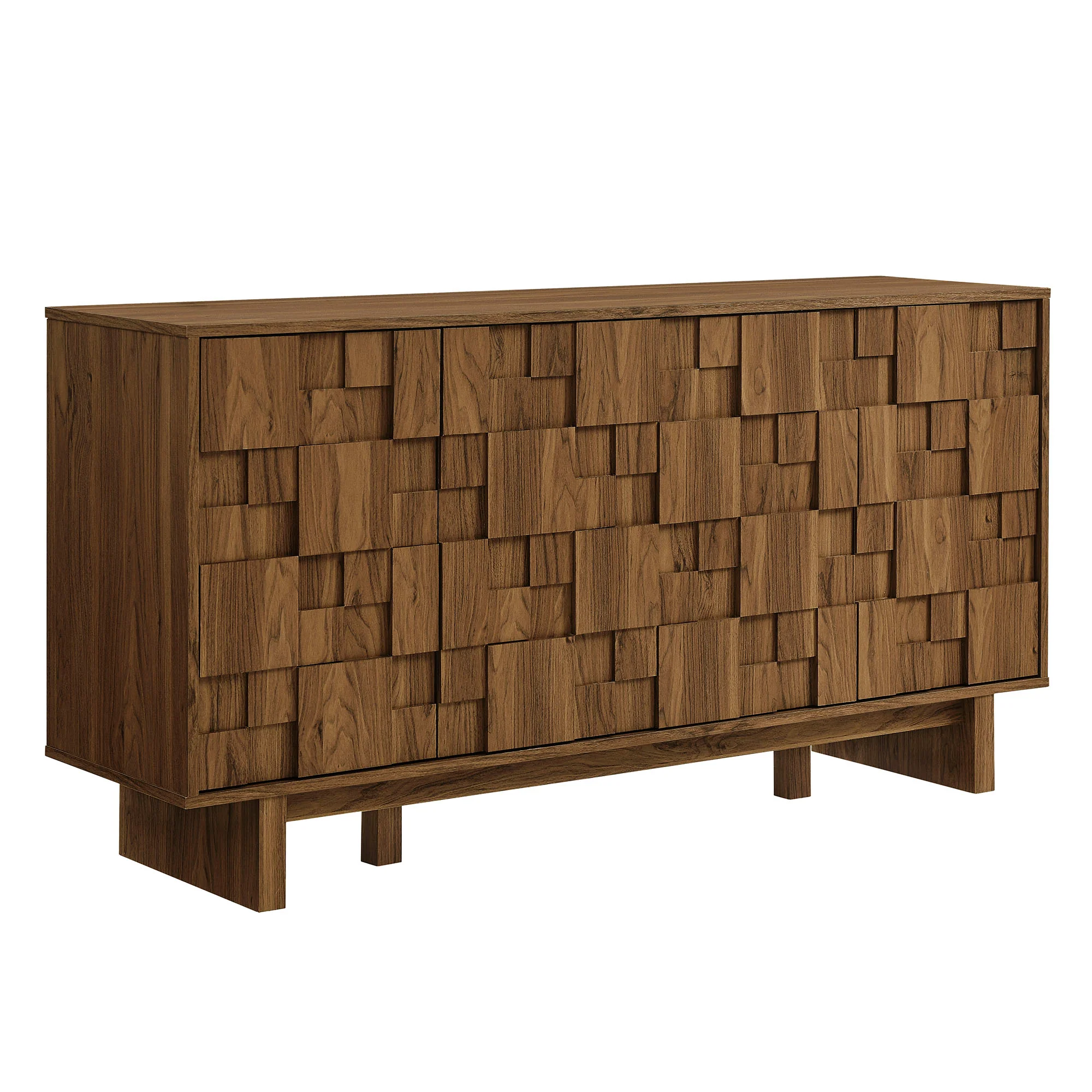 Owen 59 Inch 4 Door Geometric Sideboard by Modway - Image 2