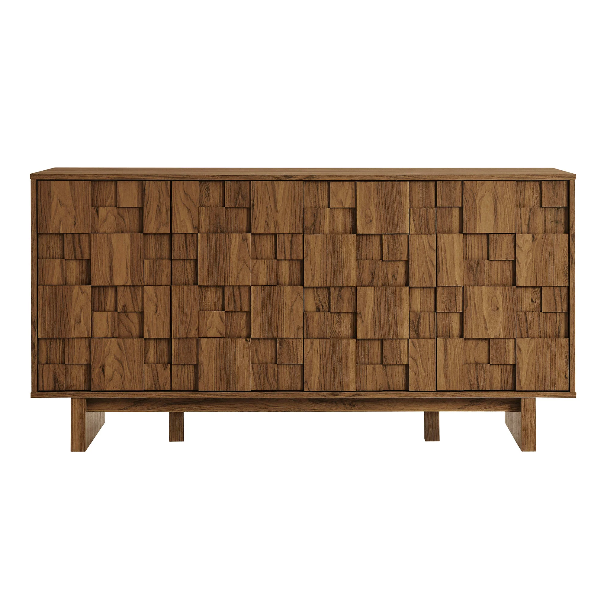 Owen 59 Inch 4 Door Geometric Sideboard by Modway - Image 4