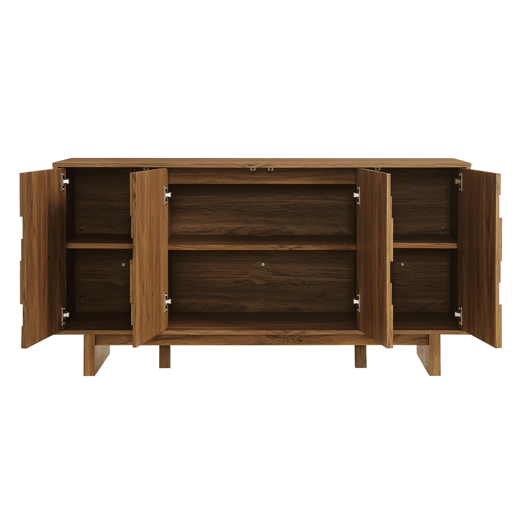 Owen 59 Inch 4 Door Geometric Sideboard by Modway - Image 5