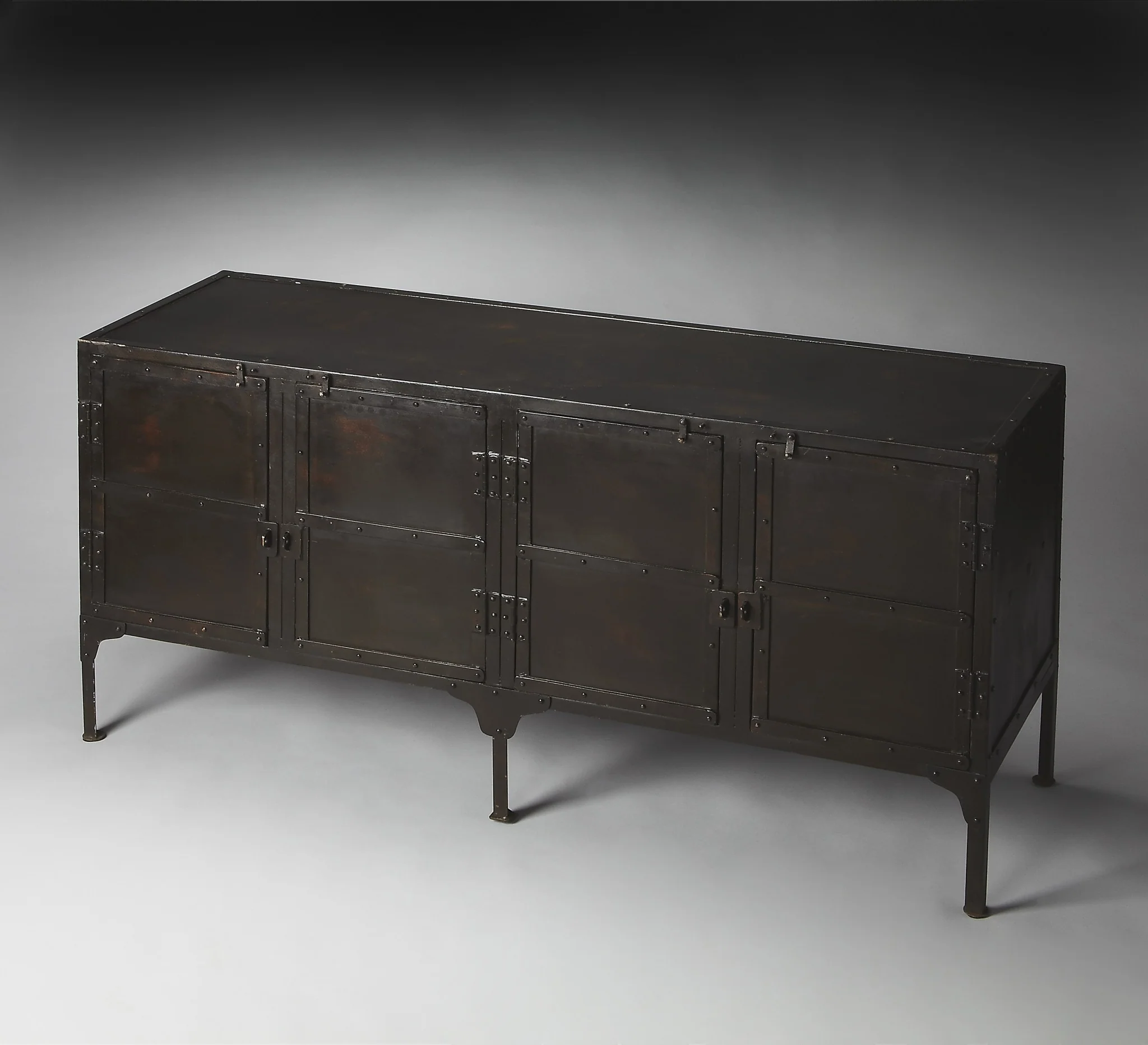 Owen Industrial Chic Console Cabinet By Homeroots - Image 4