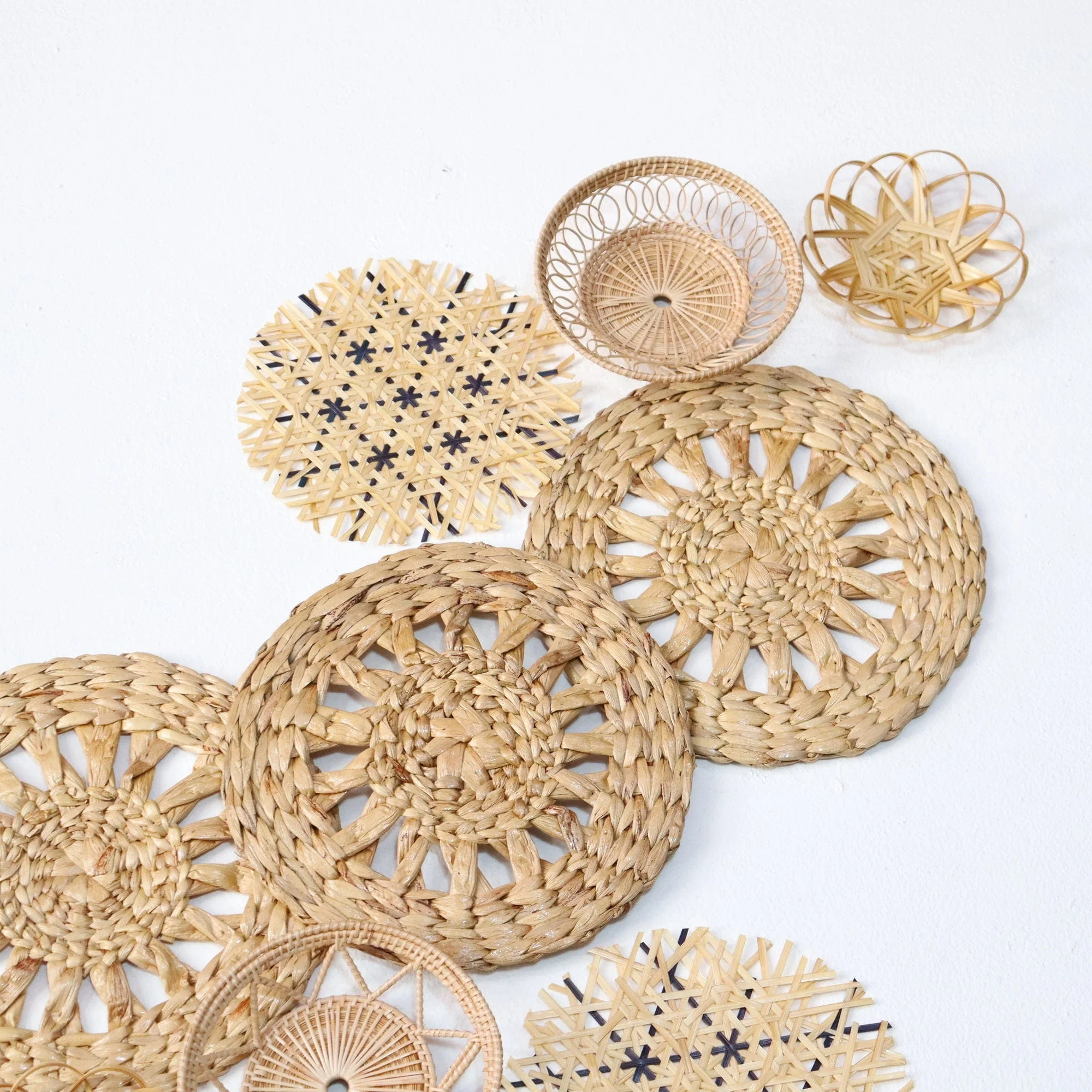Pa Nee - Wall Hanging Art Decor Set Of 9 By Thaihome - Image 5