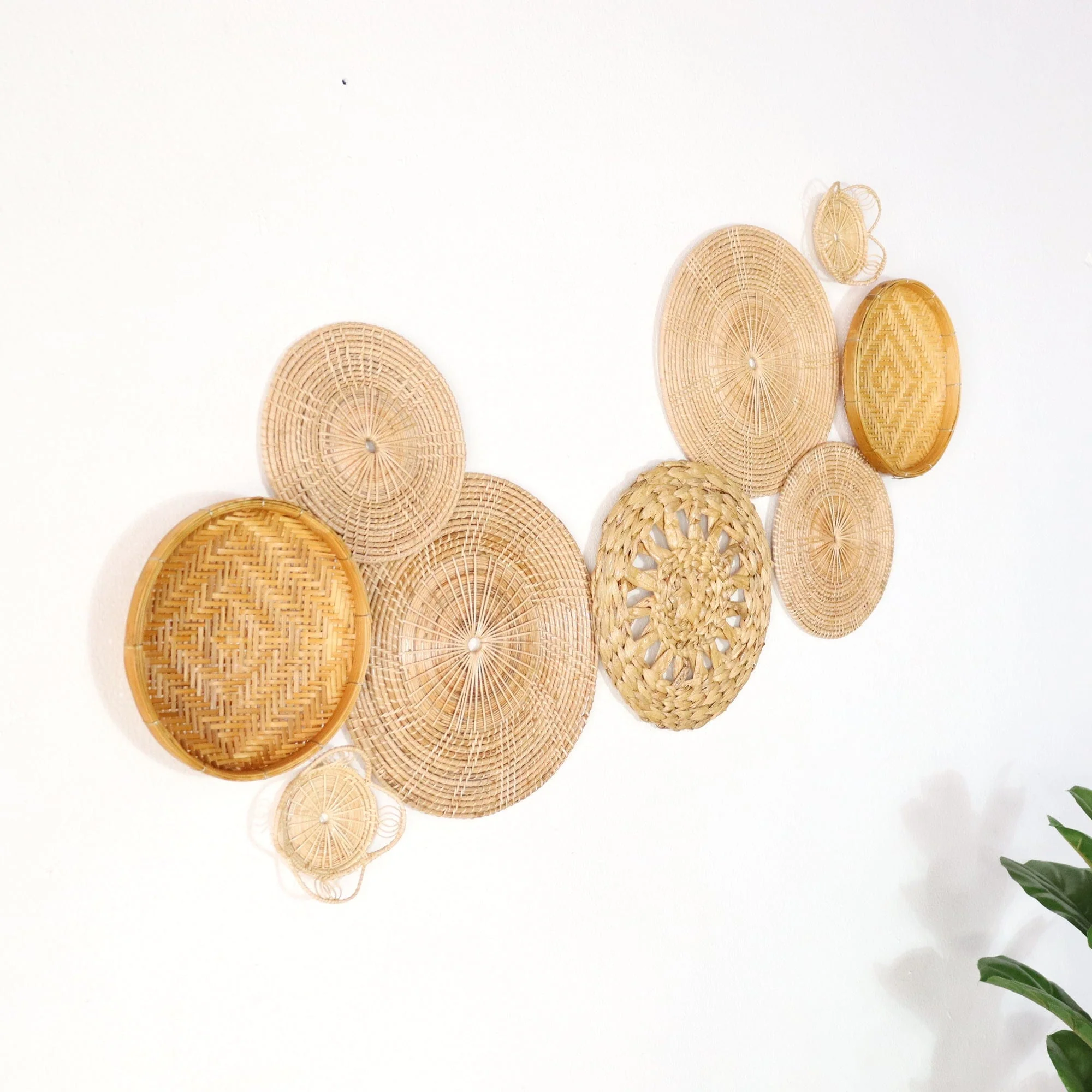 Pa Vi Ka -  Wall Hanging DeCor Set Of 9 By Thaihome - Image 5