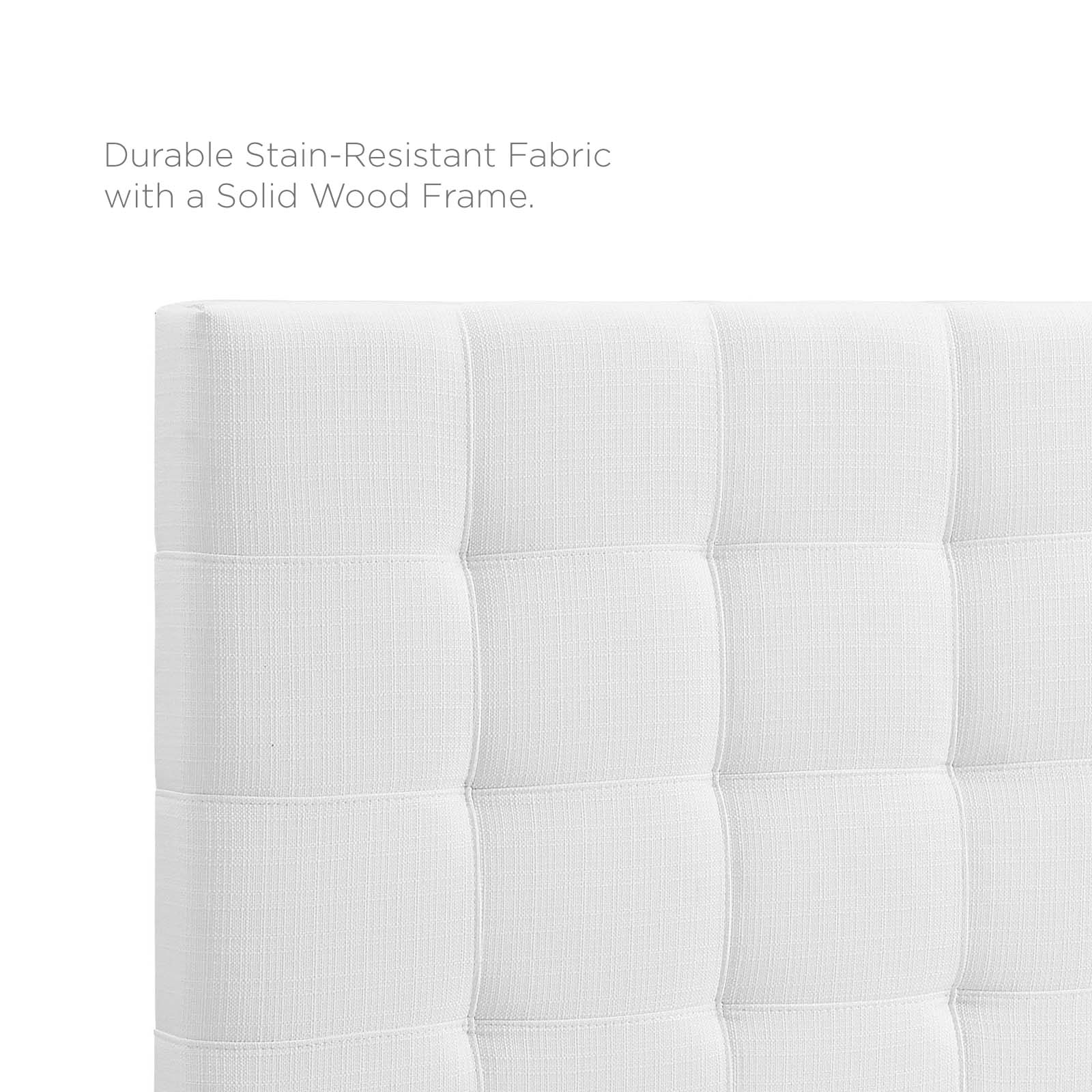 Paisley Tufted Full / Queen Upholstered Linen Fabric Headboard By Modway - MOD-5852 - Image 4