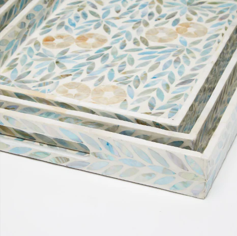 Palawan Flower Tray Set Of 9 By Tozai Home - Image 2
