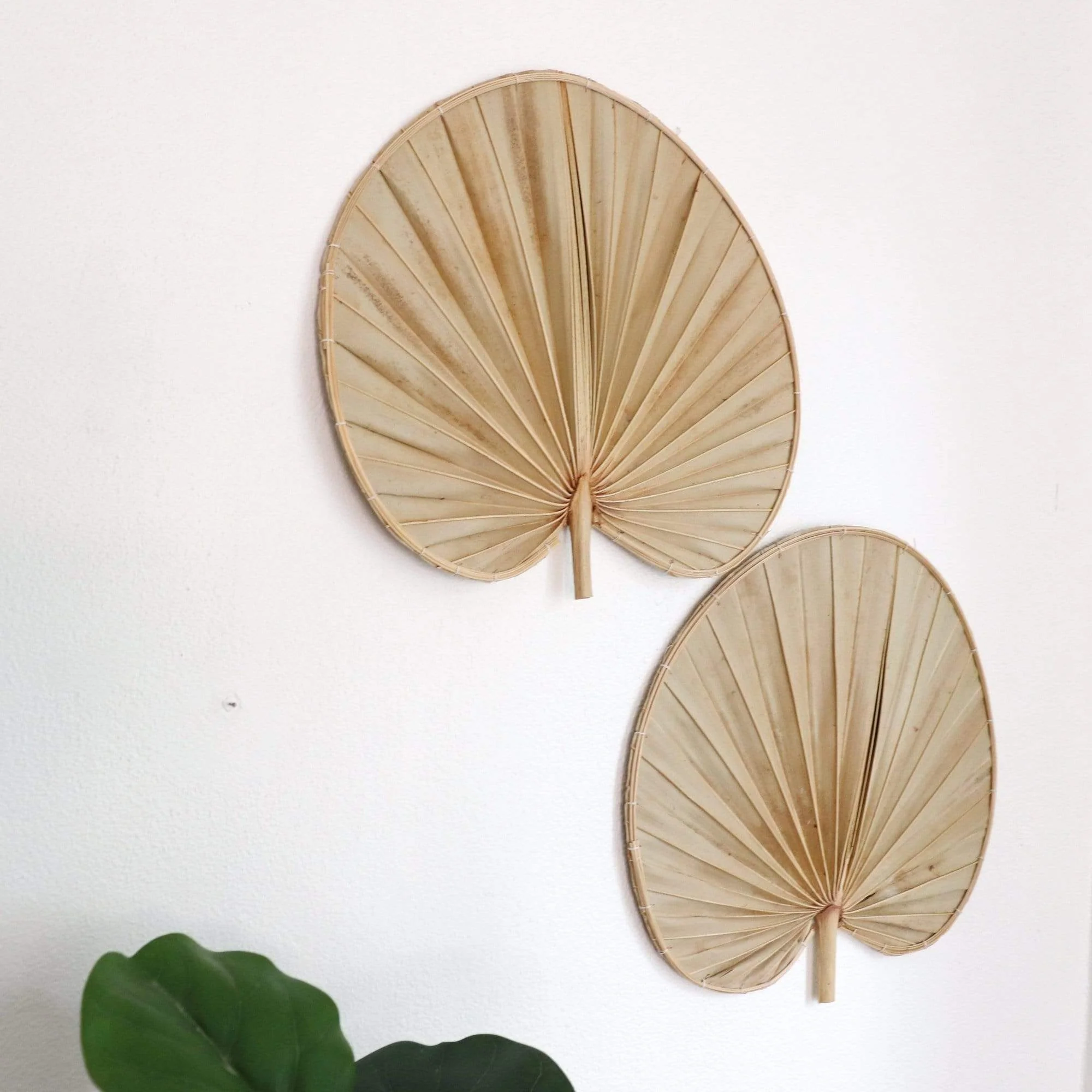 Palm Leaf Wall Decor Set Of 2 -  Phi Ya Pat By Thaihome - Image 4