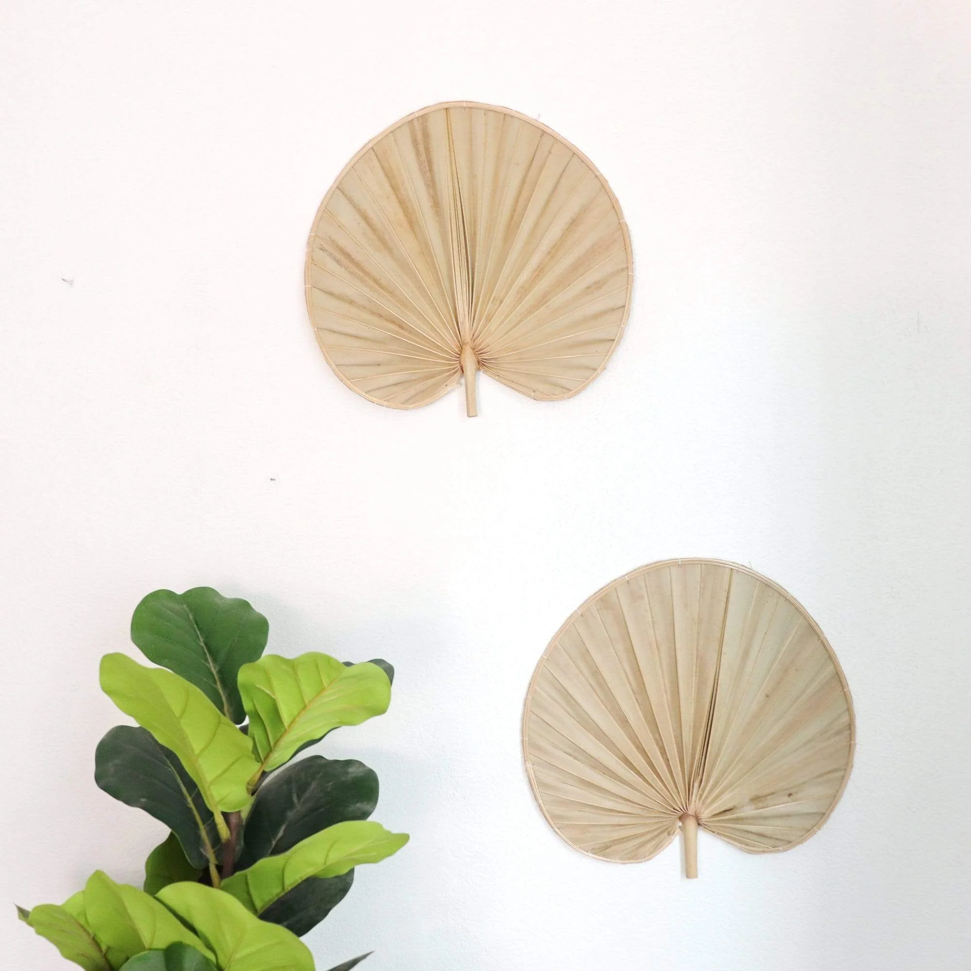 Palm Leaf Wall Decor Set Of 2 -  Phi Ya Pat By Thaihome - Image 5