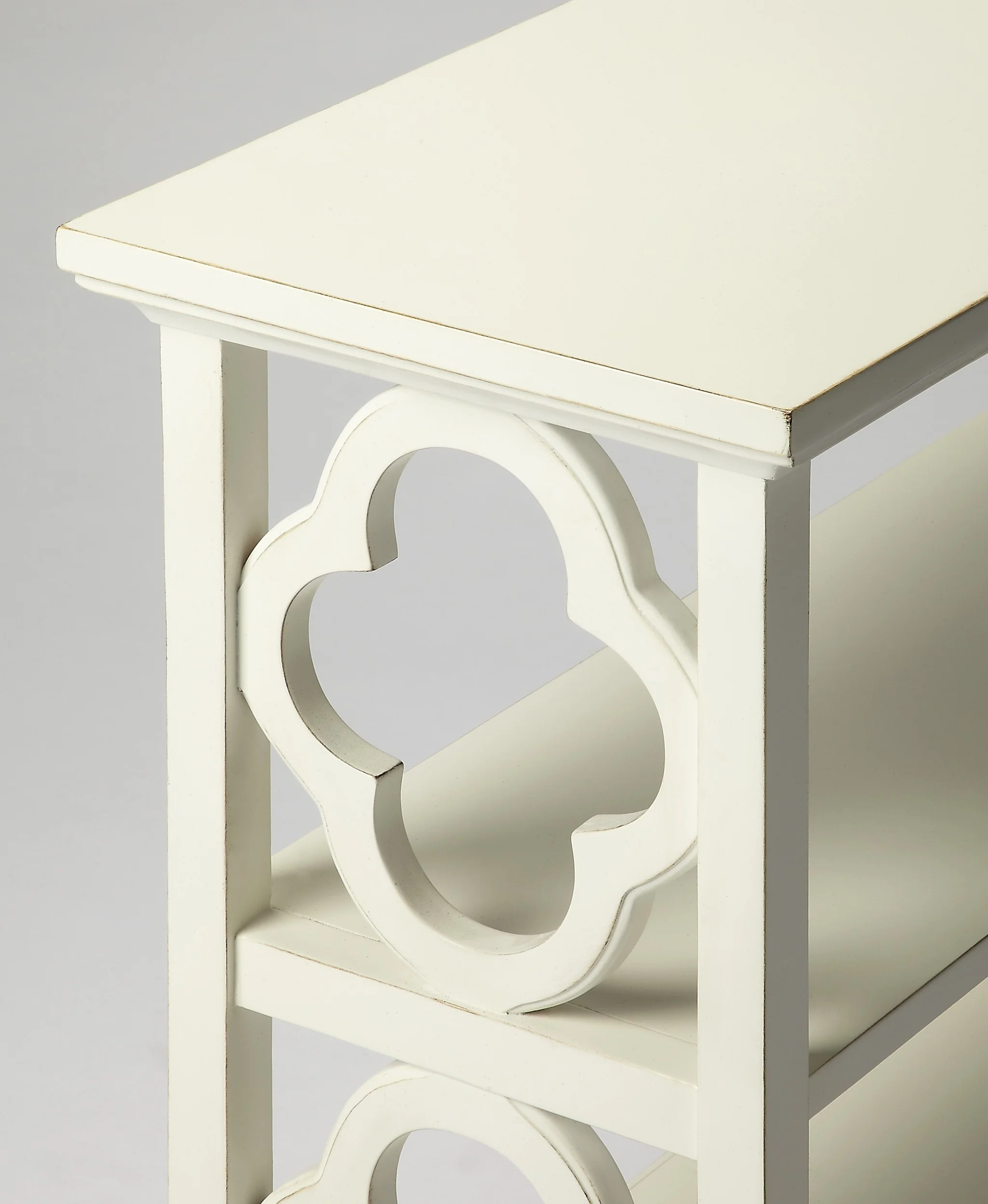 Paloma Cottage White Bookcase By Homeroots - Image 2