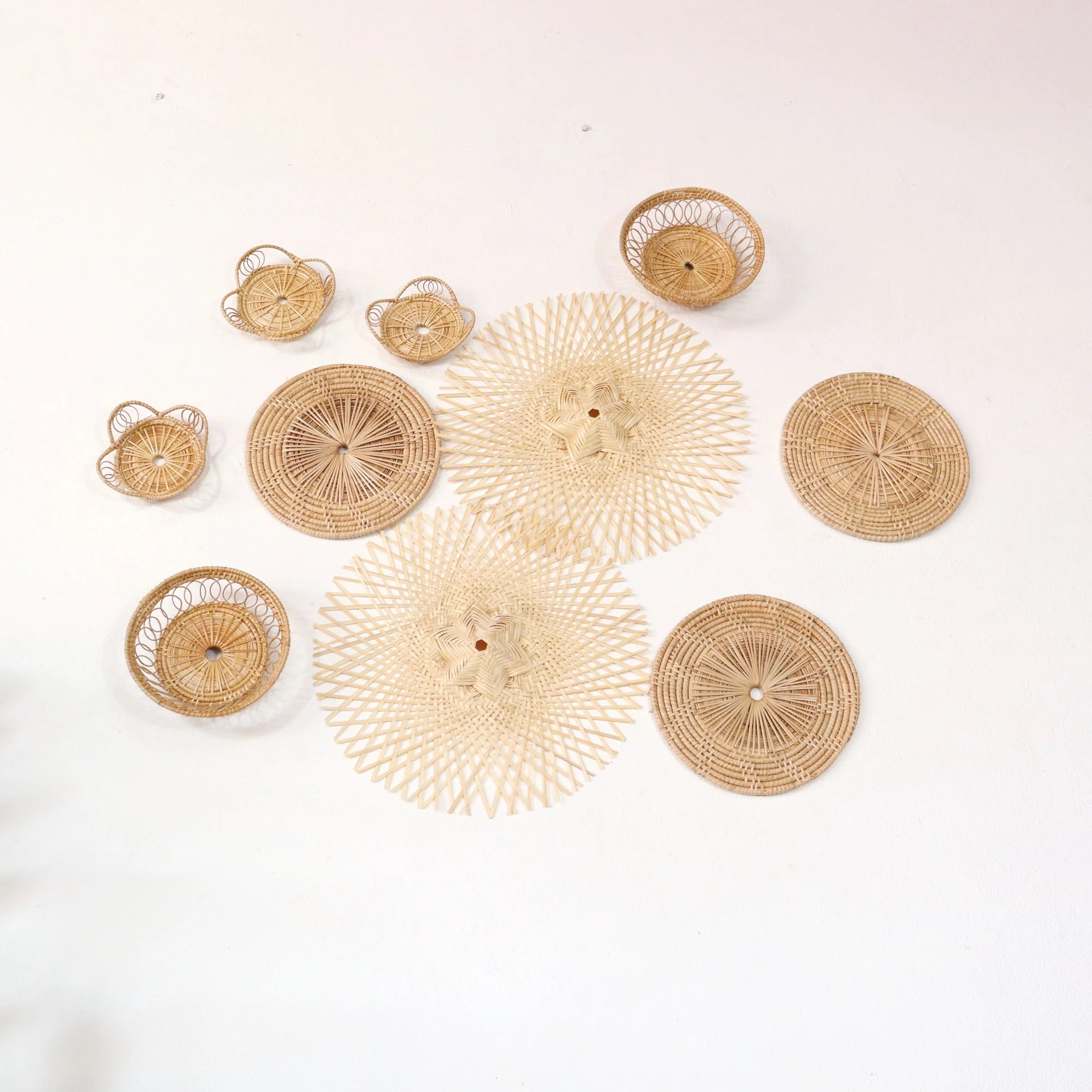 Pan Na Na - Wall Hanging Decor Set Of 10 By Thaihome - Image 3