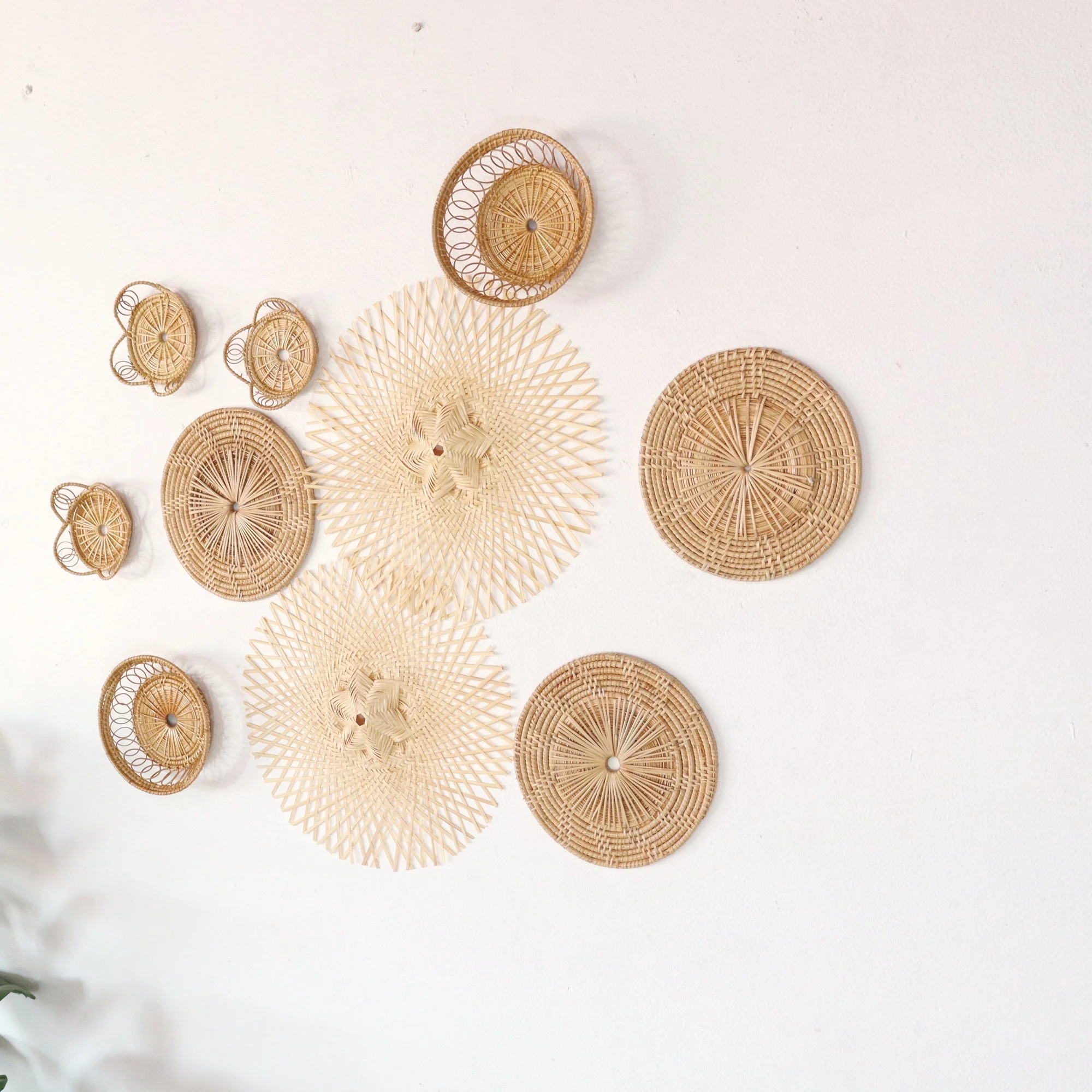 Pan Na Na - Wall Hanging Decor Set Of 10 By Thaihome - Image 4