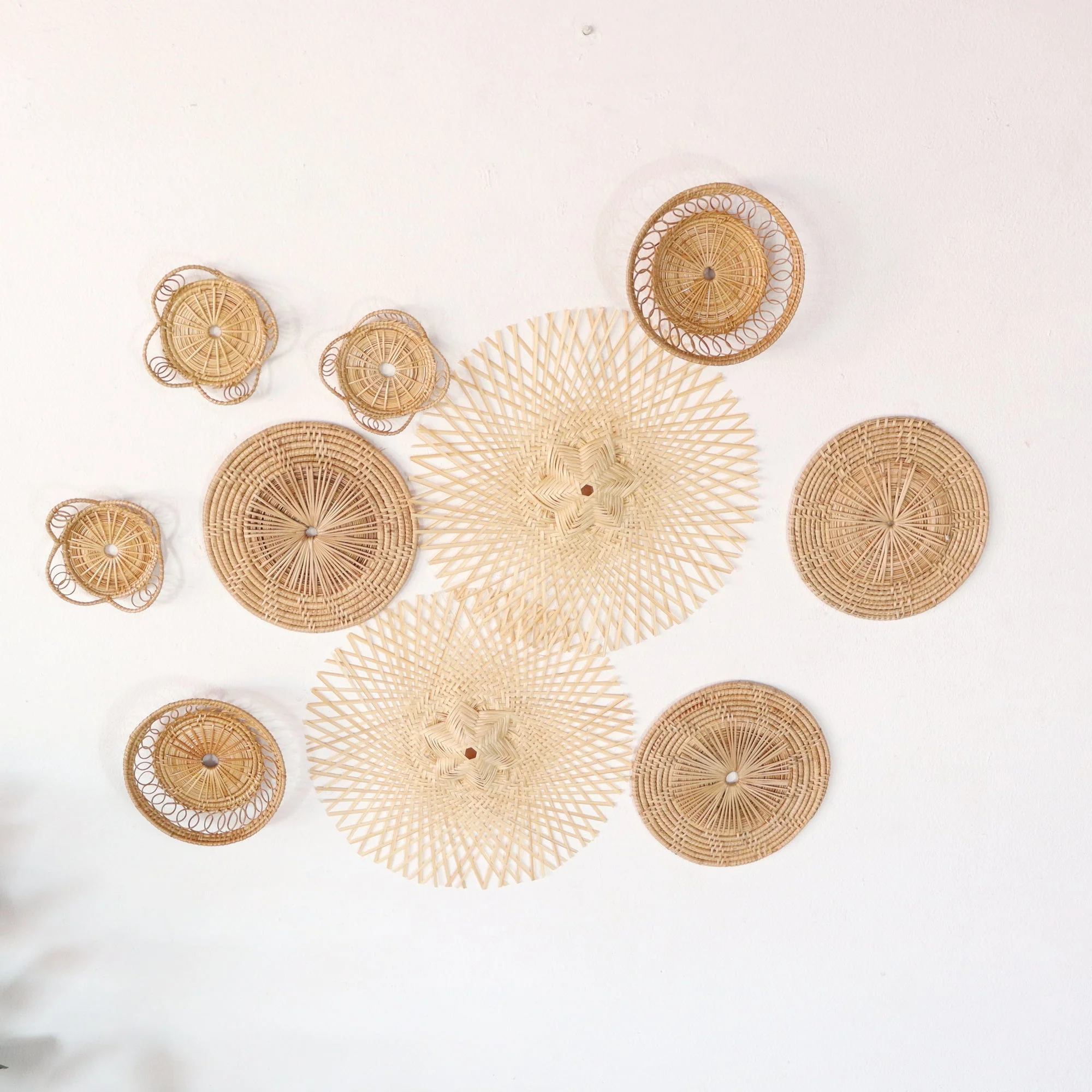 Pan Na Na - Wall Hanging Decor Set Of 10 By Thaihome - Image 5