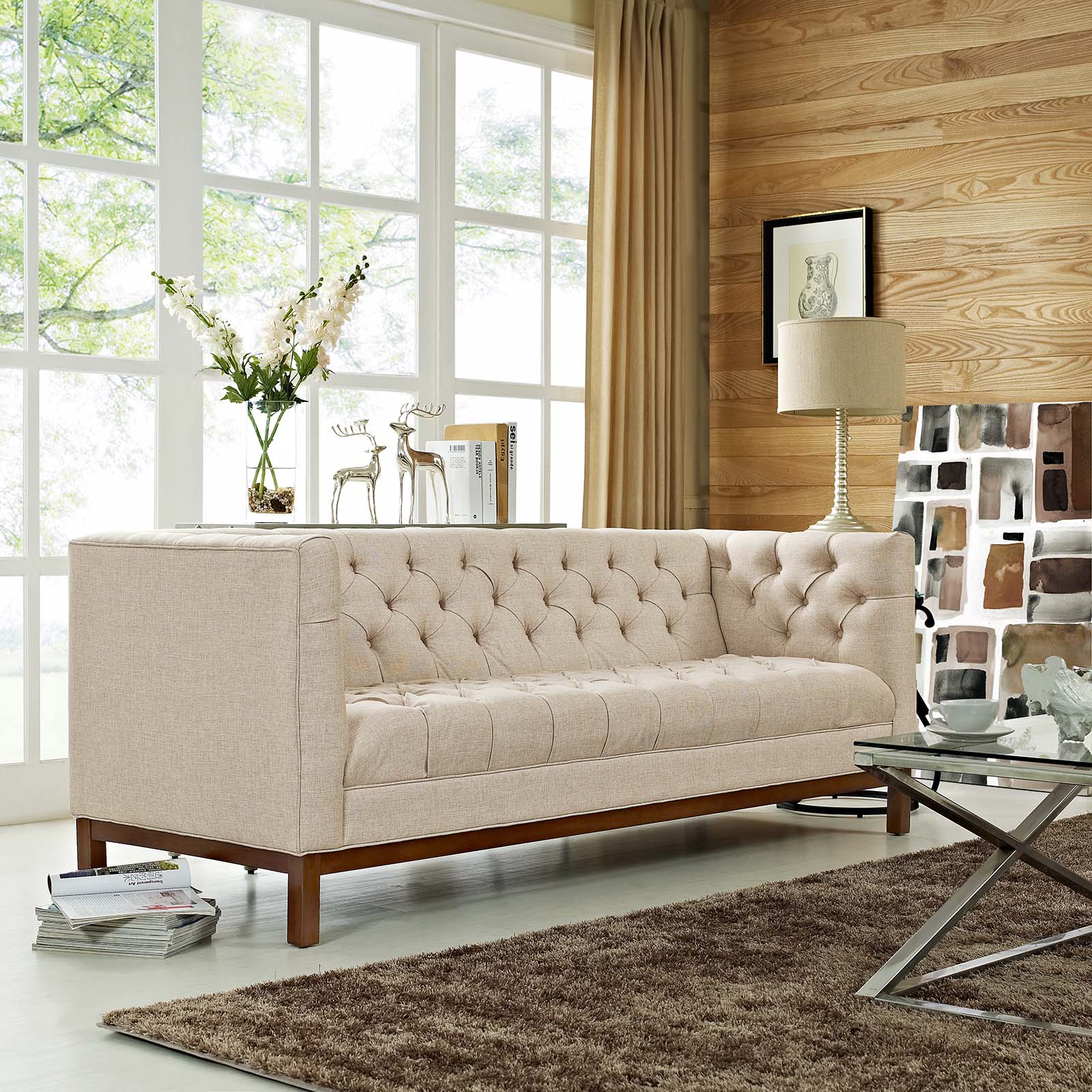 Panache Upholstered Fabric Sofa By Modway - EEI-1802 - Image 5