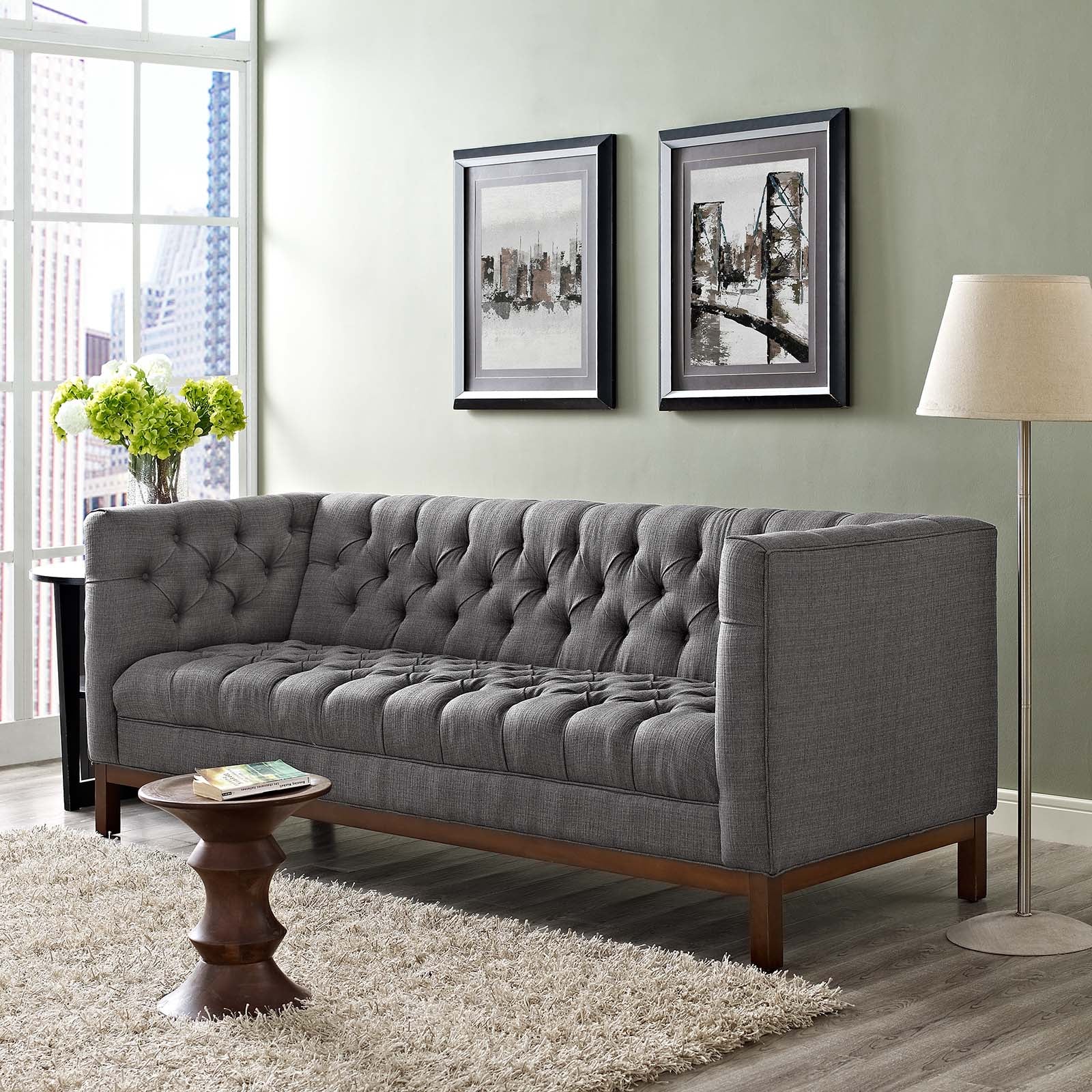 Panache Upholstered Fabric Sofa By Modway - EEI-1802 - Image 9