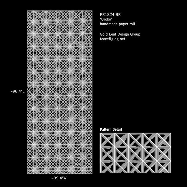 Paper Roll, Uroko Dark Grey 98 By Gold Leaf Design Group - Image 4