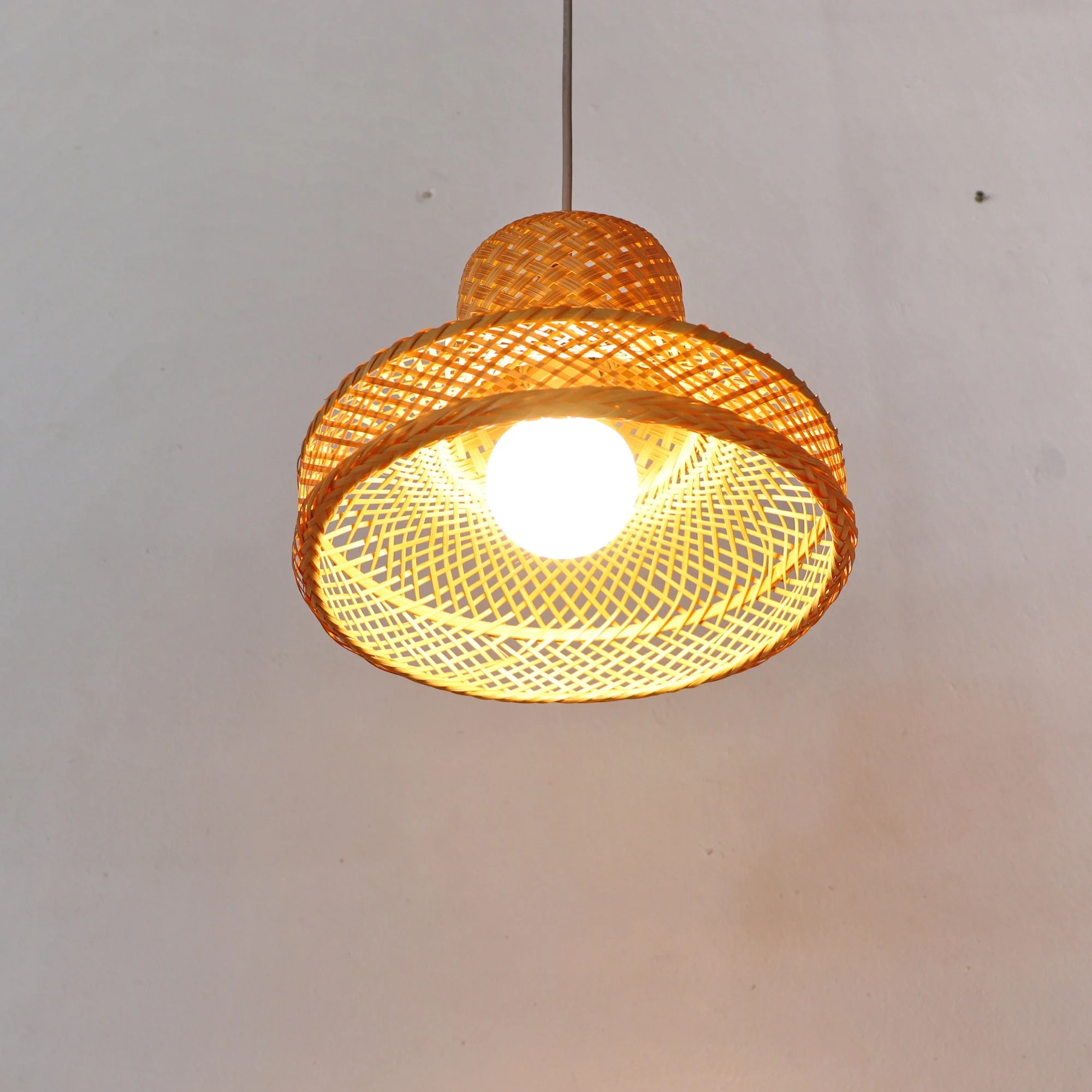 Parada - Bamboo Pendant Light Shade By Thaihome - Image 3