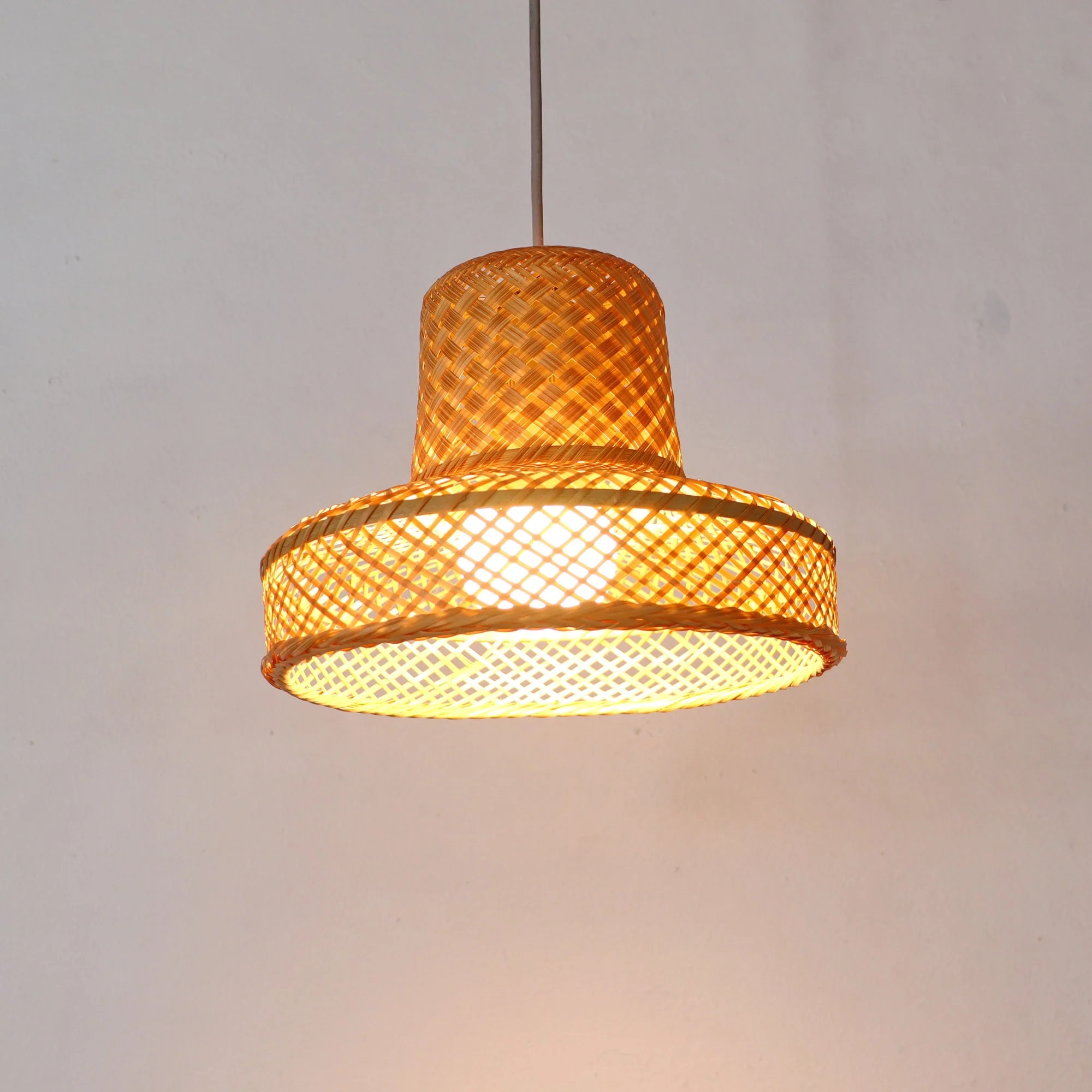 Parada - Bamboo Pendant Light Shade By Thaihome - Image 4