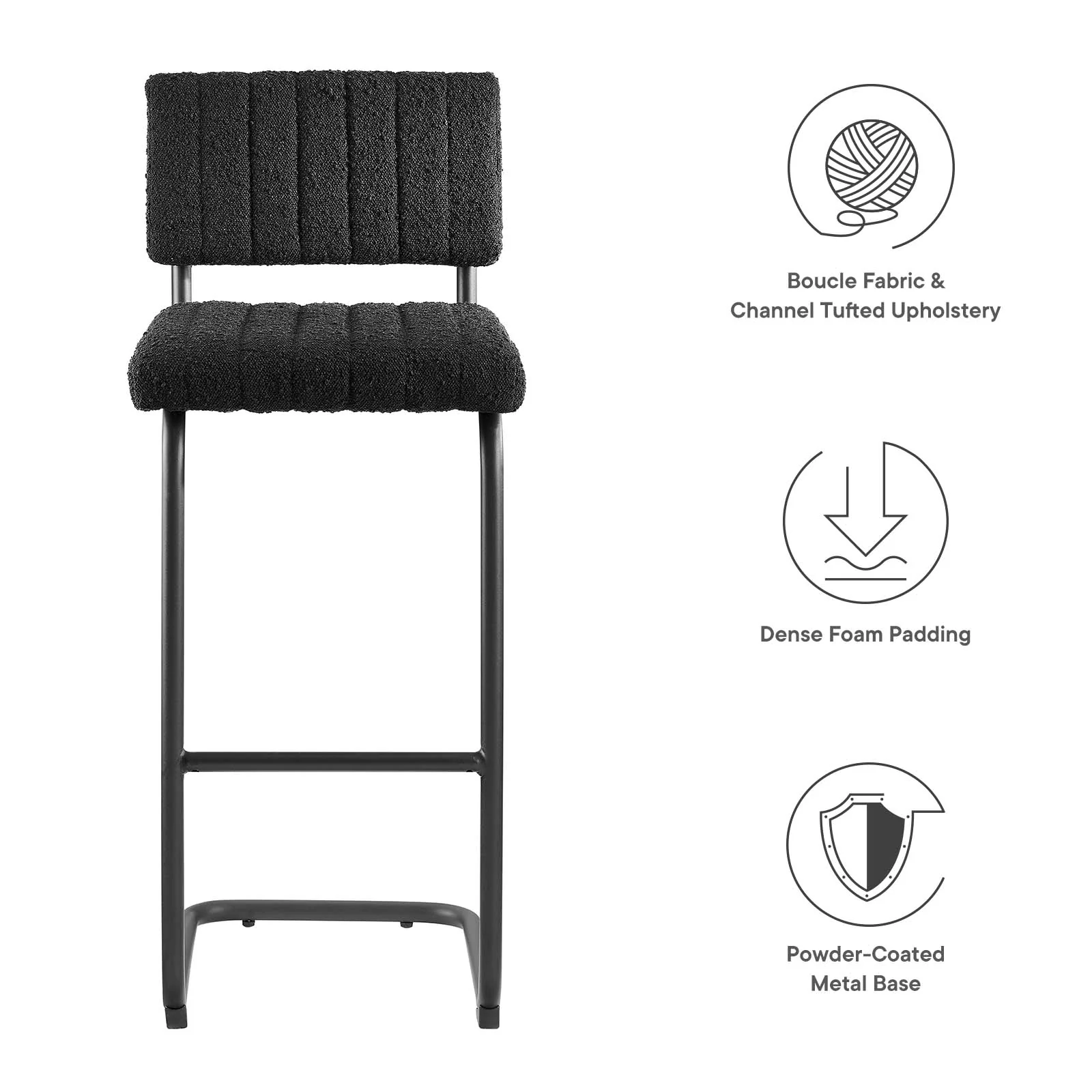 Parity Boucle Bar Stools - Set of 2 By Modway - EEI-6473 - Image 10
