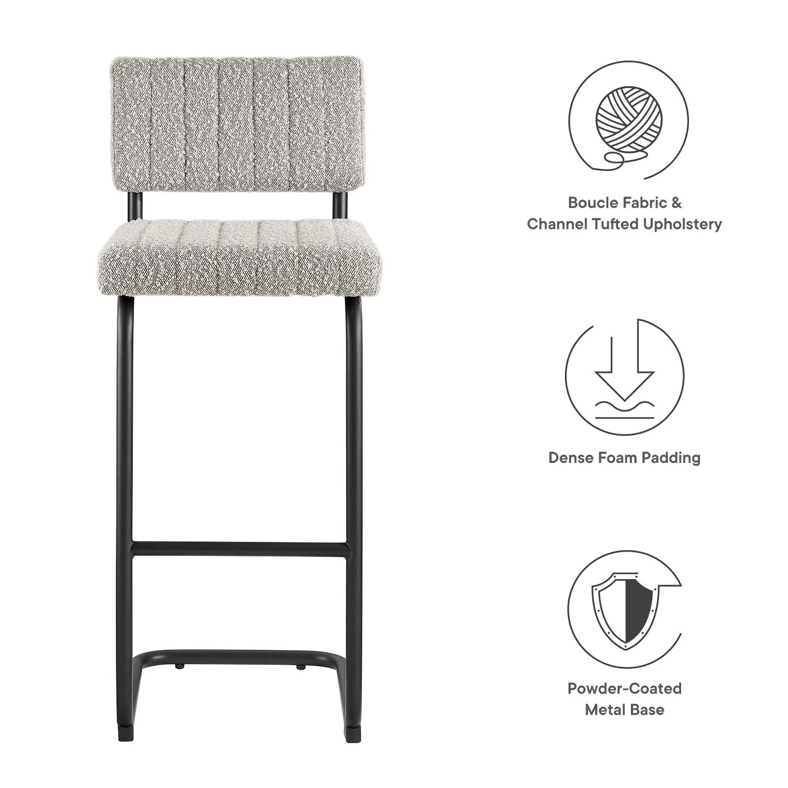 Parity Boucle Bar Stools - Set of 2 By Modway - EEI-6473 - Image 30