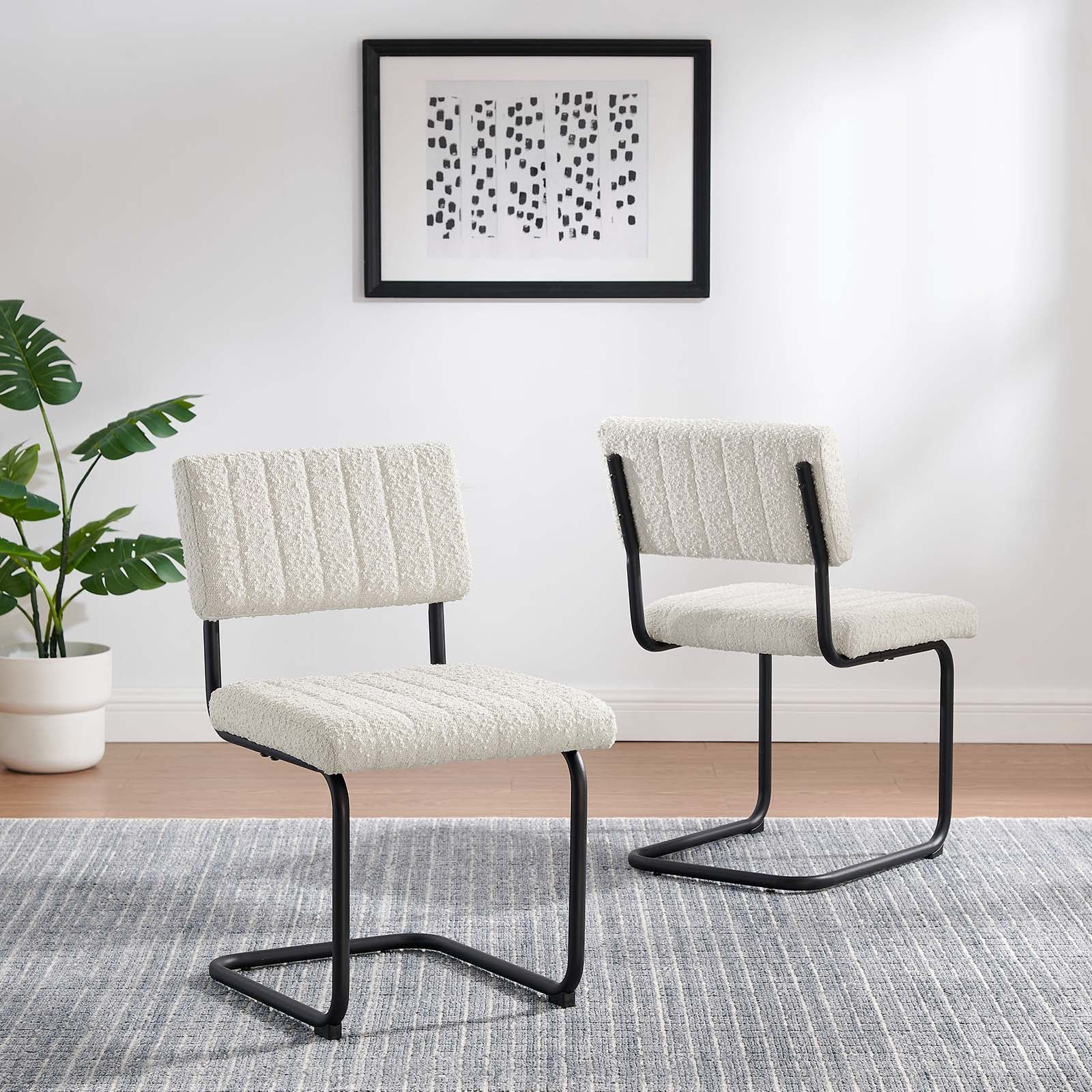 Parity Boucle Dining Side Chairs - Set of 2 By Modway - EEI-6469 - Image 13