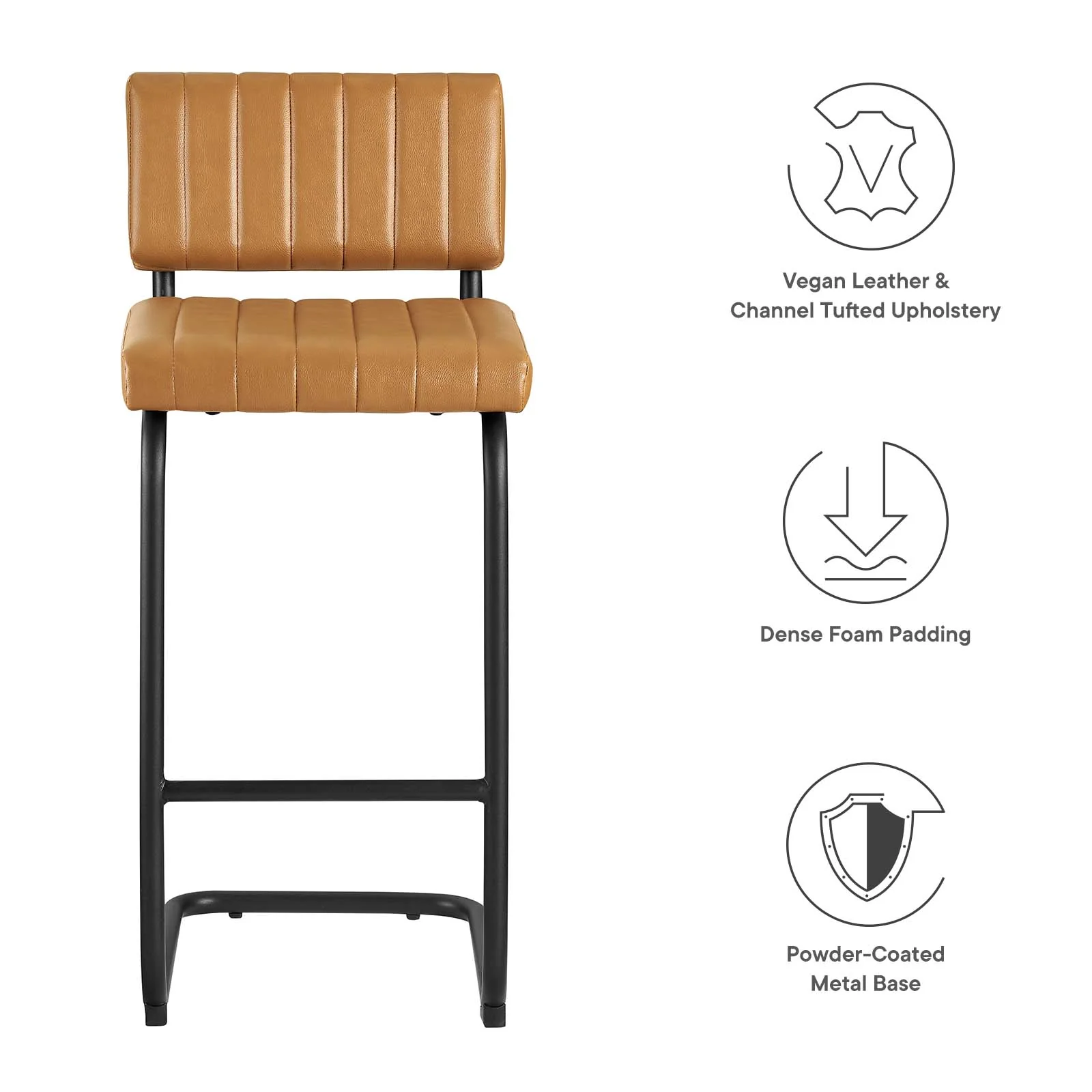 Parity Vegan Leather Counter Stools - Set of 2 By Modway - EEI-6472 - Image 10