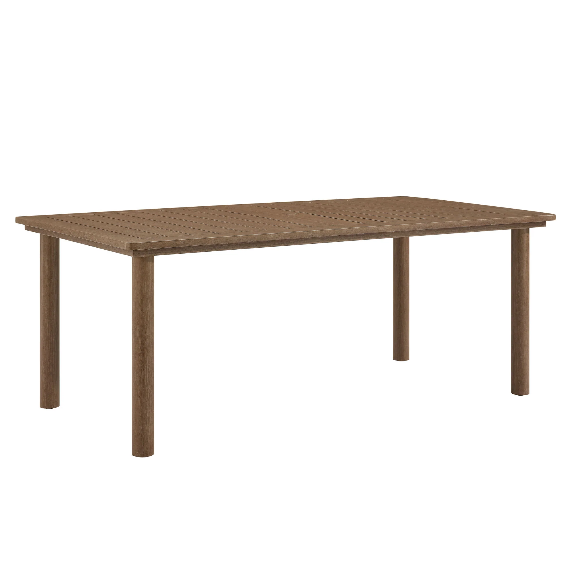 Parkland 76" Outdoor Patio Aluminum Dining Table by Modway - Image 10