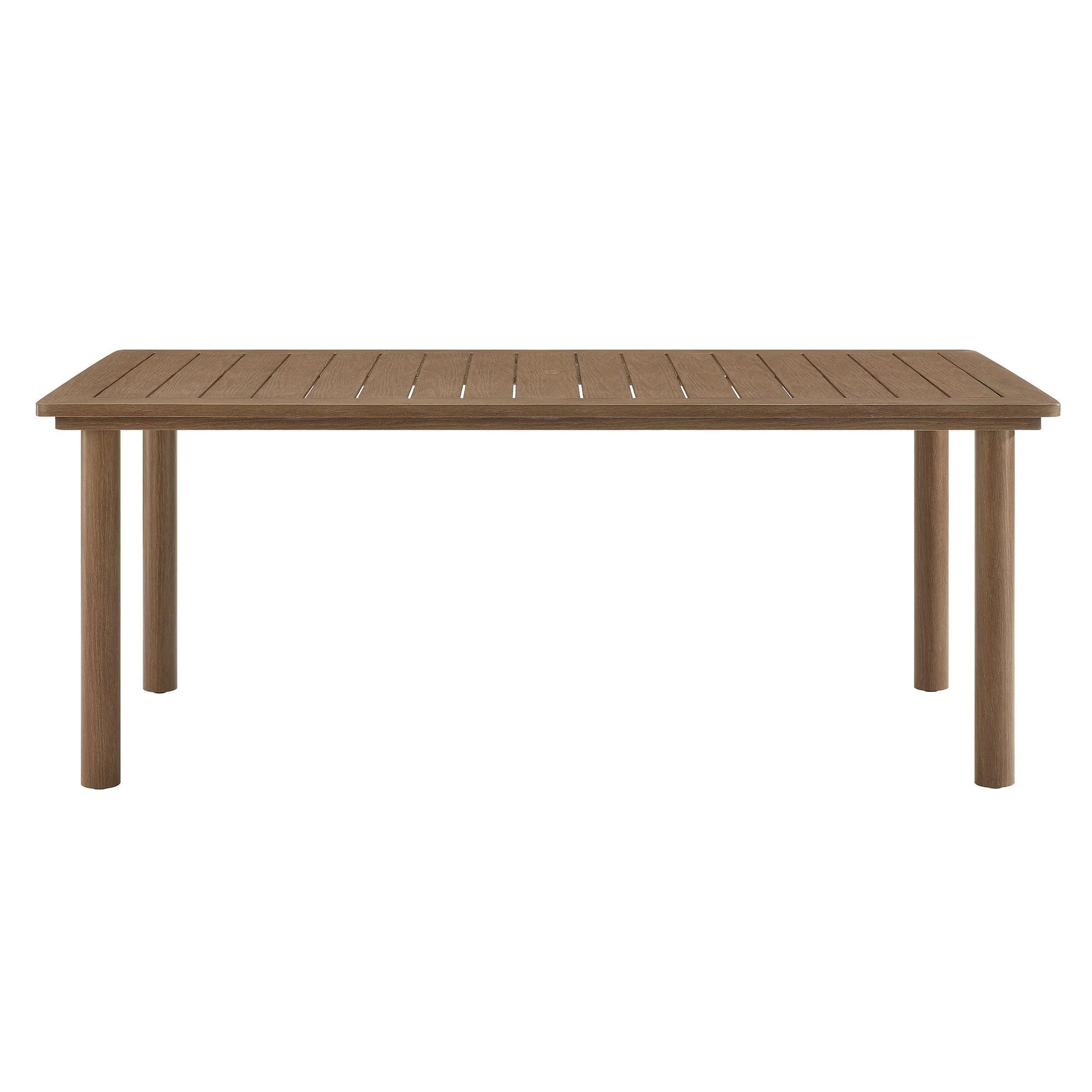 Parkland 76" Outdoor Patio Aluminum Dining Table by Modway - Image 12