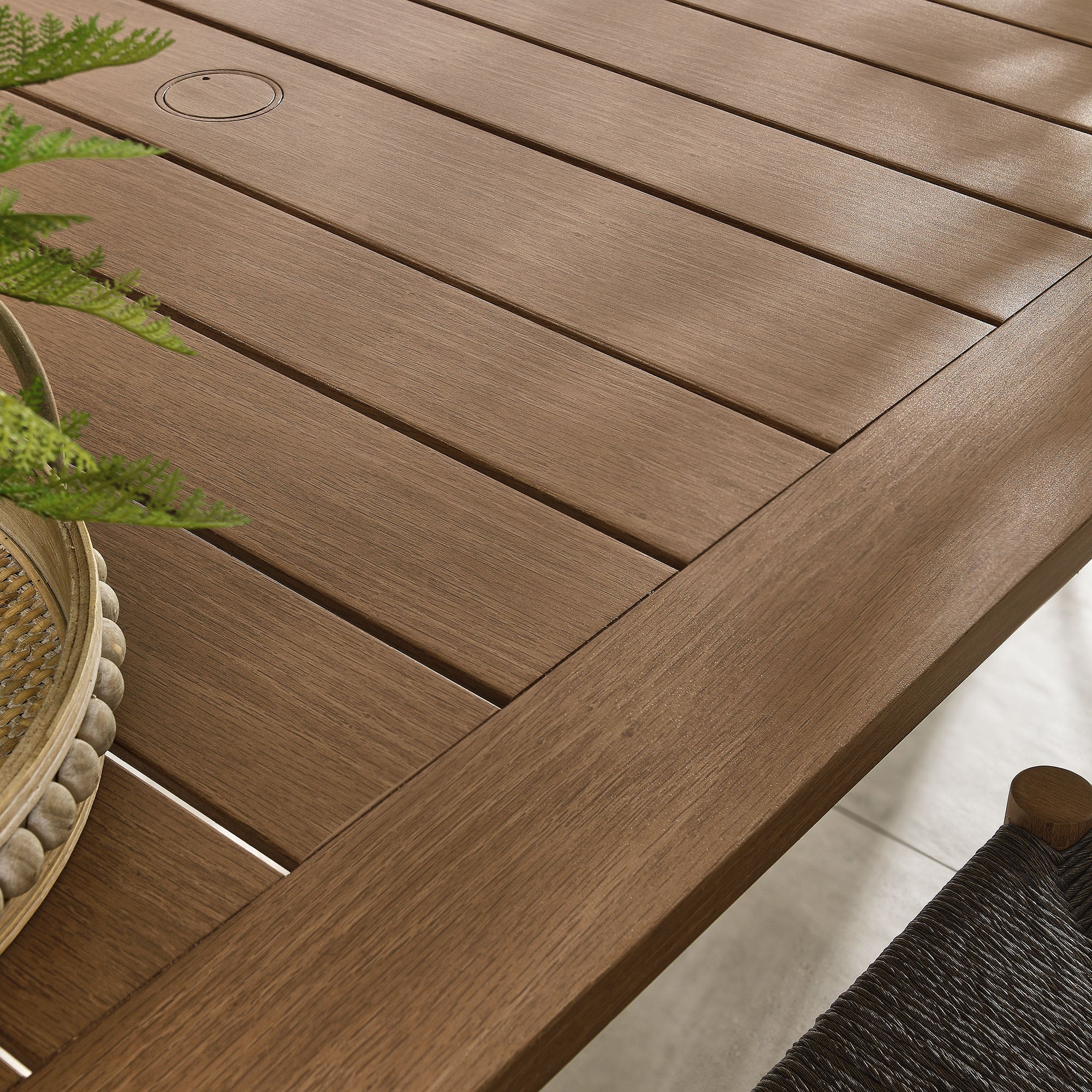 Parkland 76" Outdoor Patio Aluminum Dining Table by Modway - Image 15
