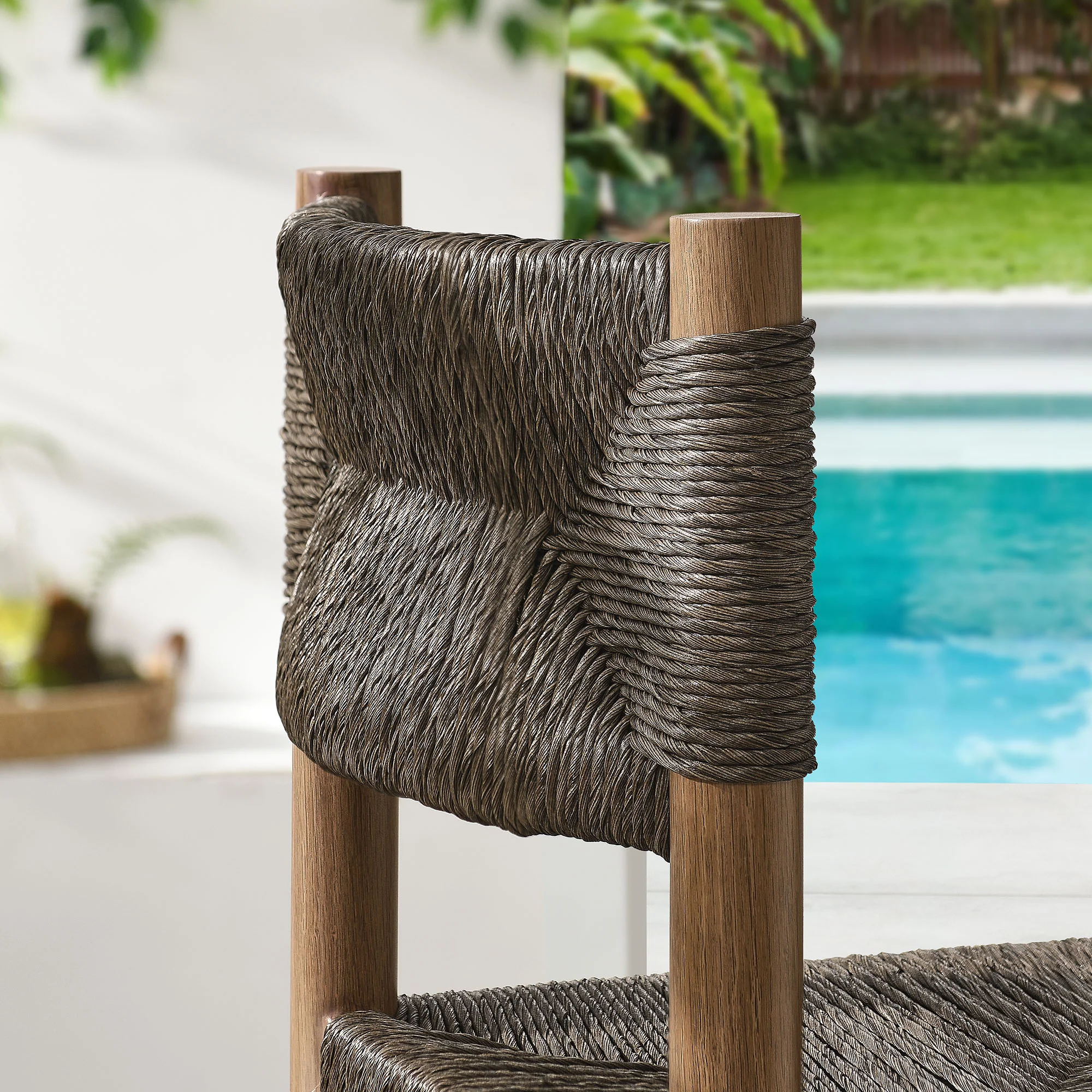 Parkland Outdoor Patio Rattan and Aluminum Bar Stools Set of 2 by Modway - Image 18