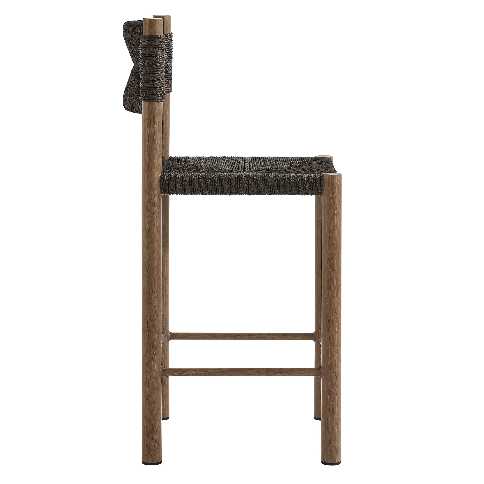 Parkland Outdoor Patio Rattan and Aluminum Counter Stools Set of 2 by Modway - Image 14