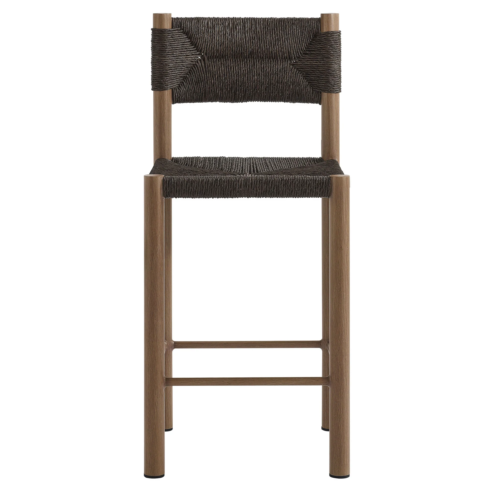 Parkland Outdoor Patio Rattan and Aluminum Counter Stools Set of 2 by Modway - Image 16