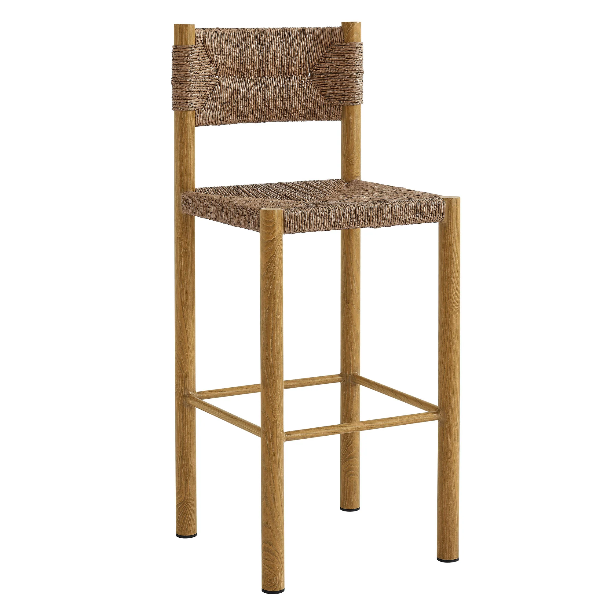 Parkland Outdoor Patio Rattan and Aluminum Counter Stools Set of 2 by Modway - Image 22
