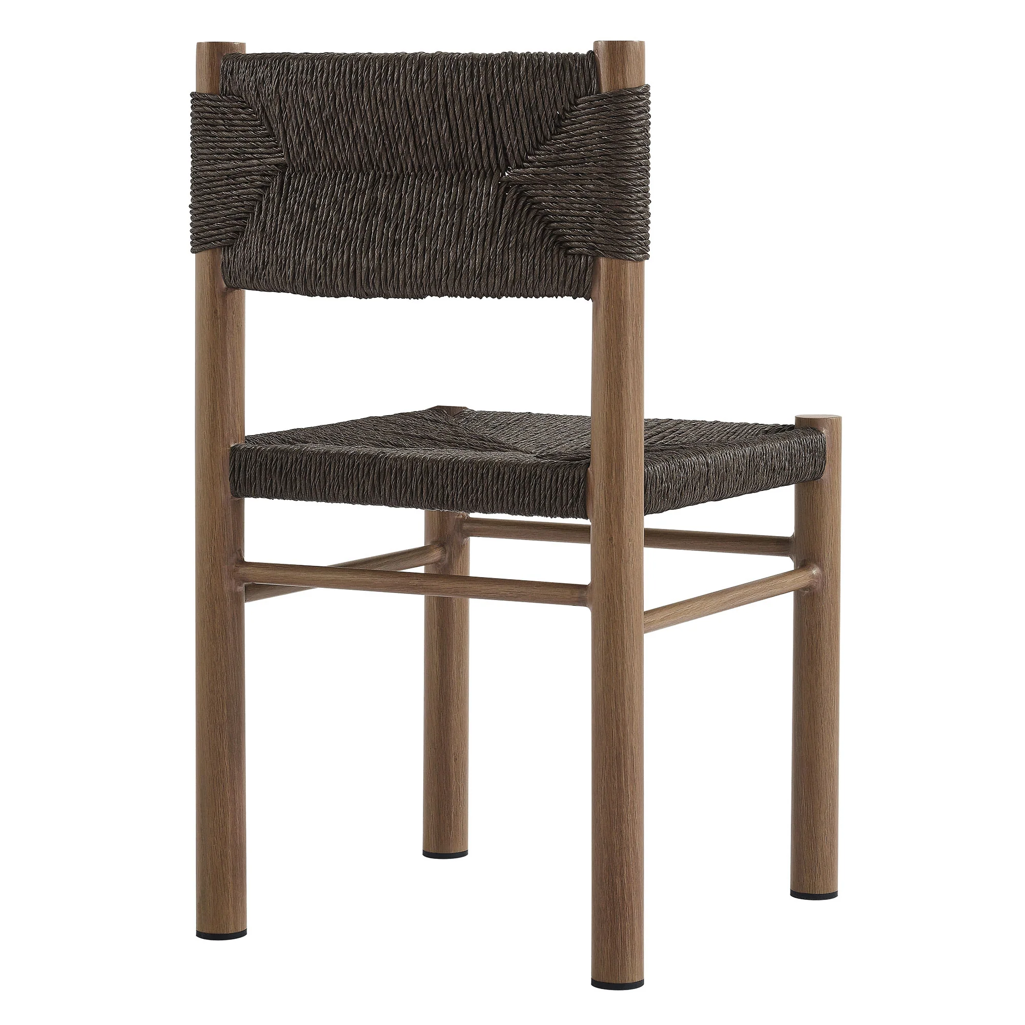 Parkland Outdoor Patio Rattan and Aluminum Dining Side Chairs Set of 2 by Modway - Image 15