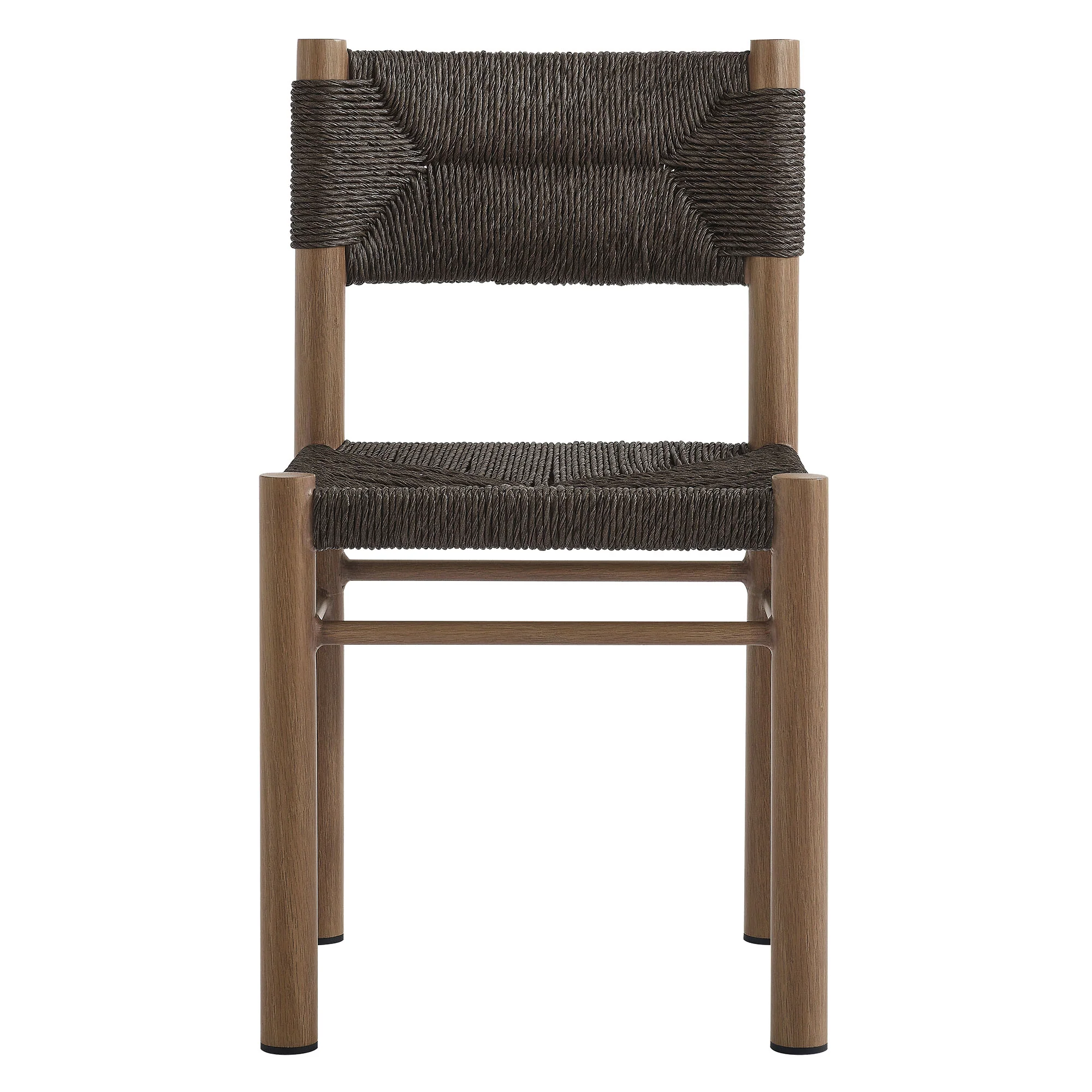 Parkland Outdoor Patio Rattan and Aluminum Dining Side Chairs Set of 2 by Modway - Image 16
