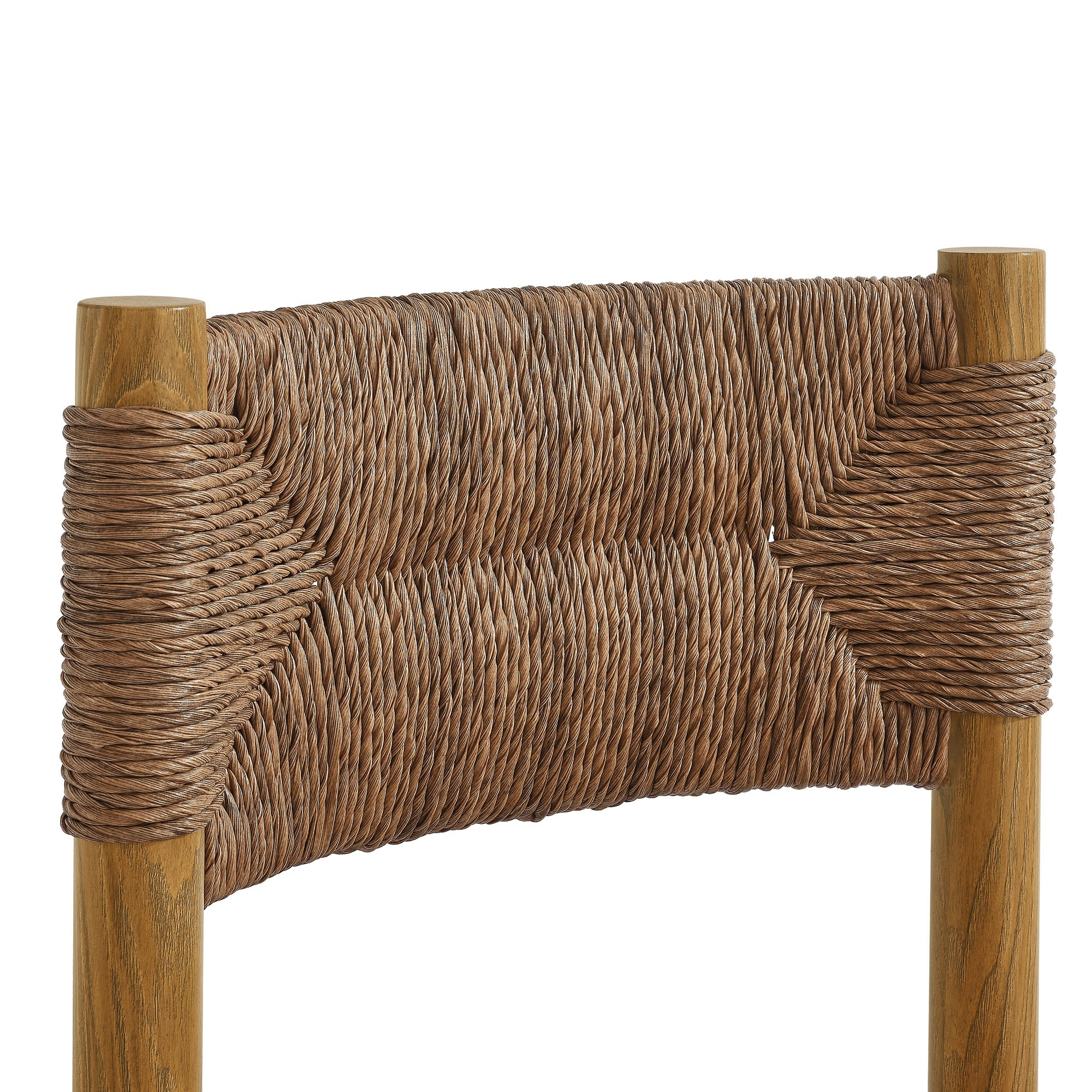 Parkland Outdoor Patio Rattan and Aluminum Dining Side Chairs Set of 2 by Modway - Image 7