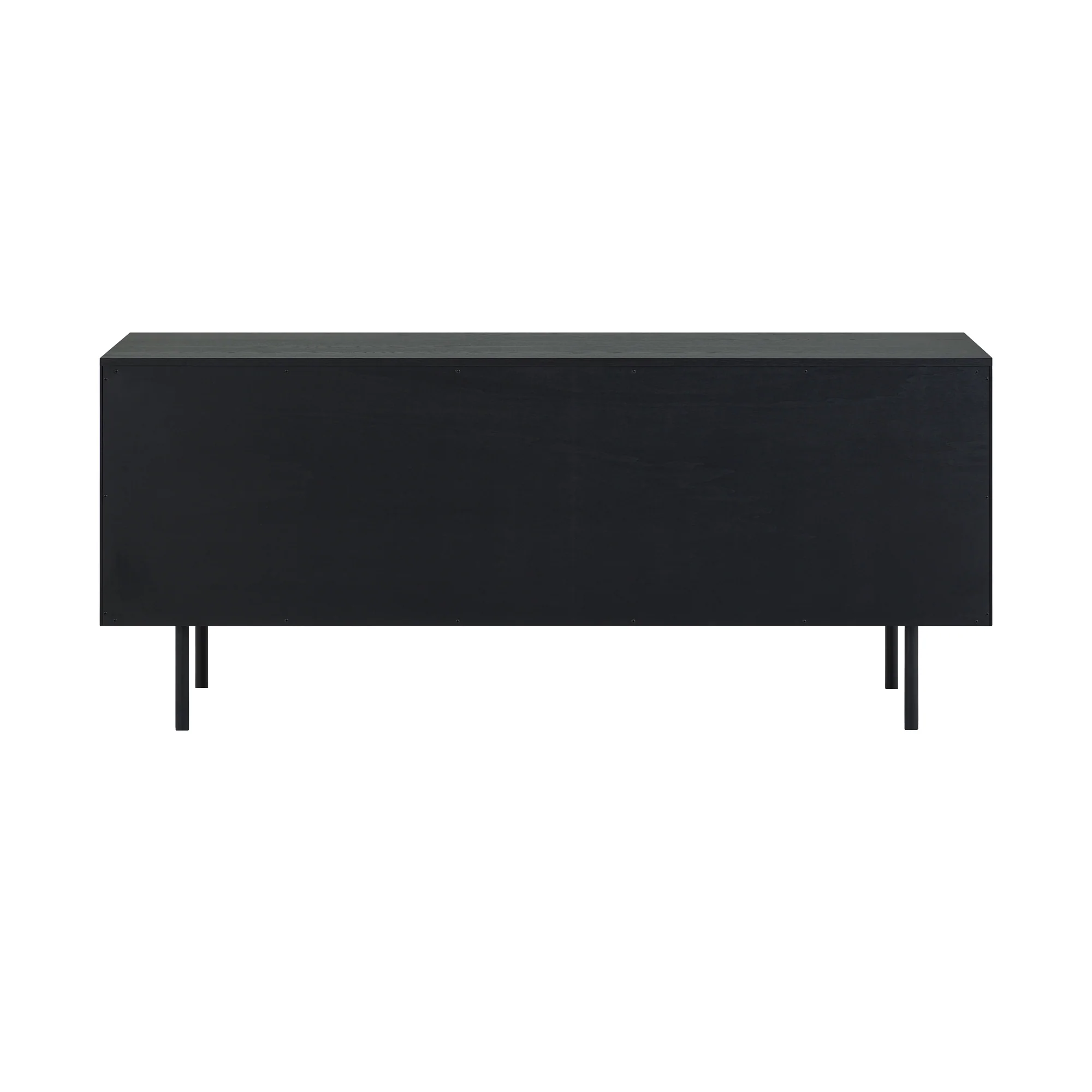 Pasadena 4 Door Wood Buffet Cabinet with Black Oak Finish  By Armen Living - Image 7