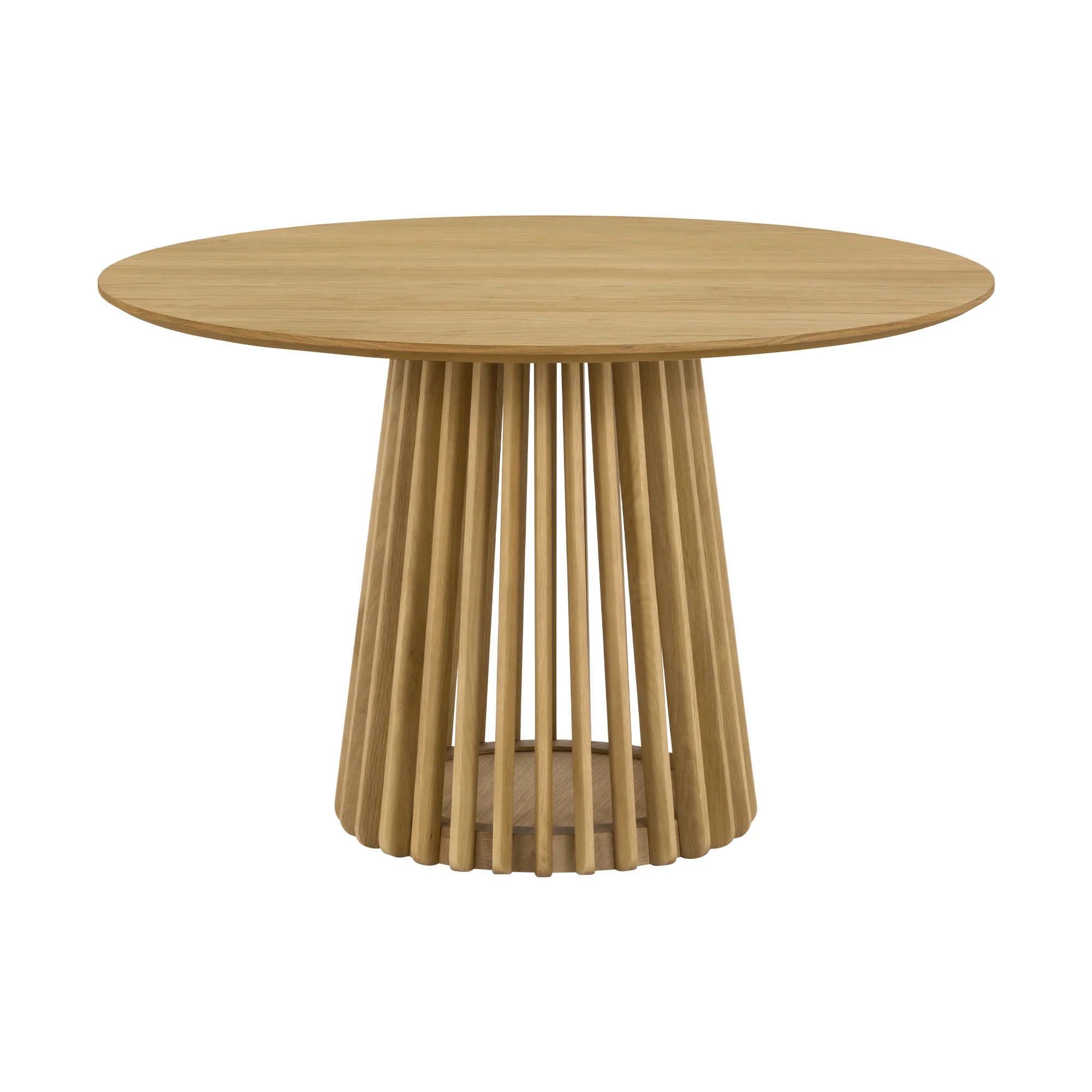 Pasadena Apache 5 Piece Round Dining Set in Natural and Black Oak Finish By Armen Living - Image 5