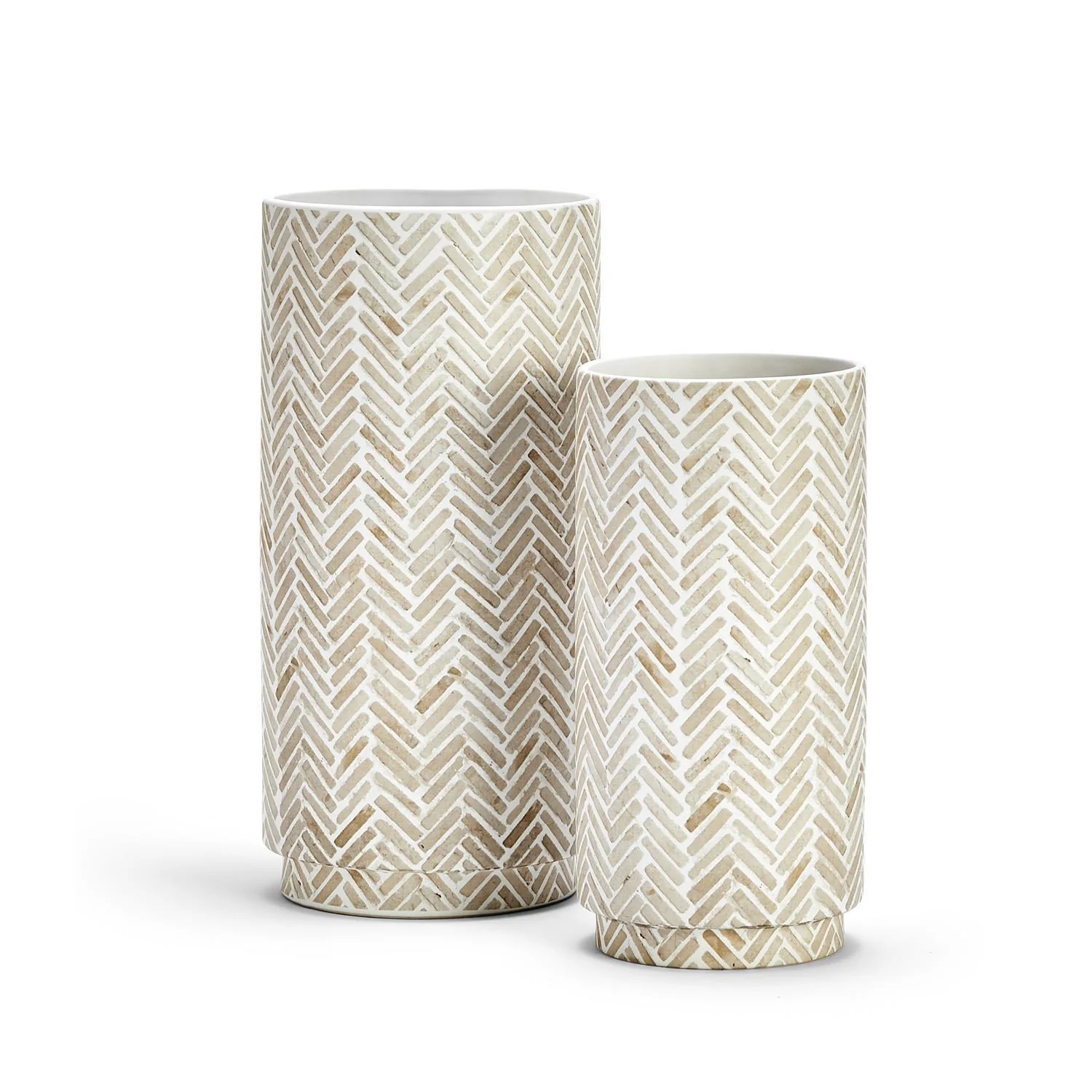 Patterns Cylinder Vase Set Of 4 By Tozai Home - Image 2