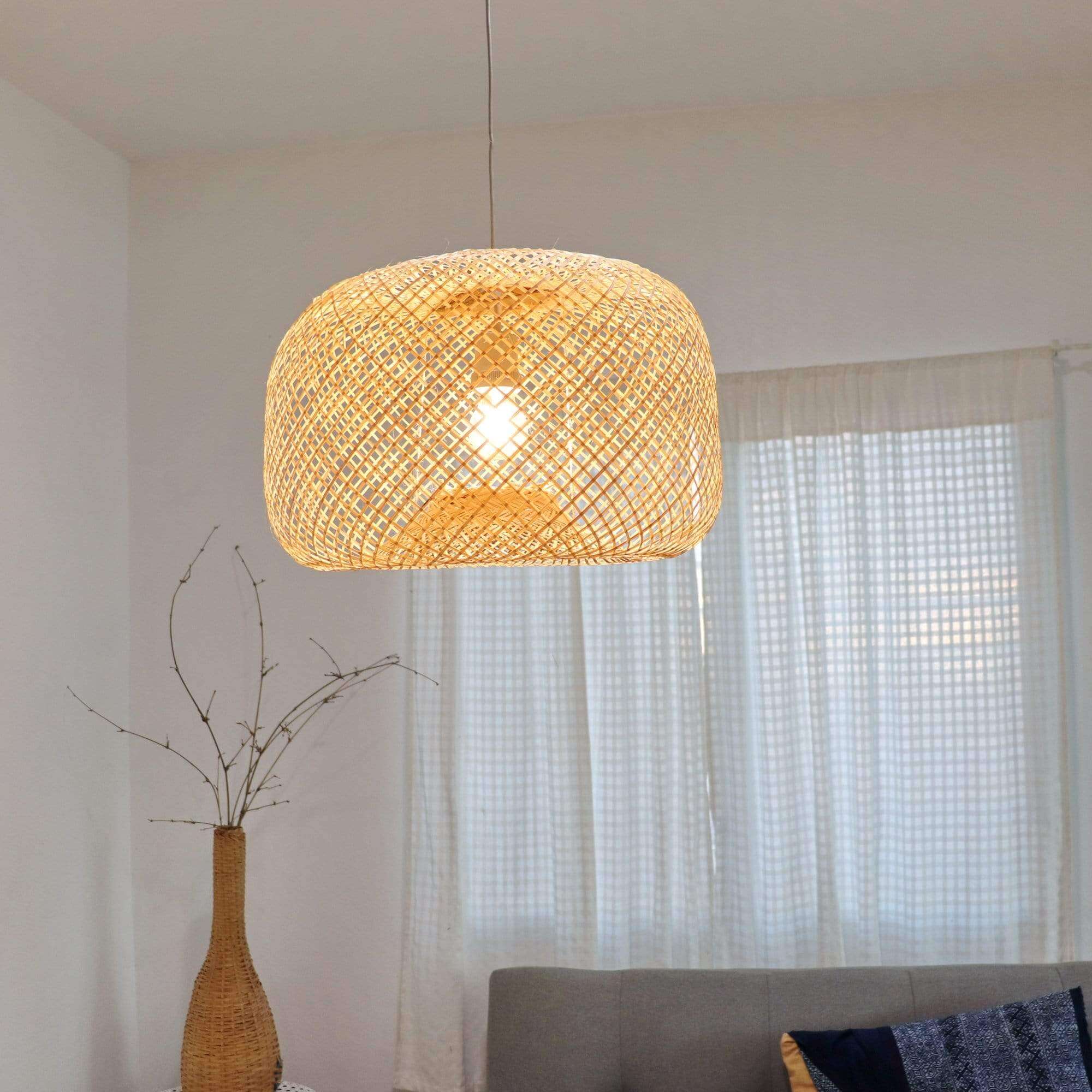 Pattranan - Bamboo Pendant Light Shade By Thaihome - Image 7