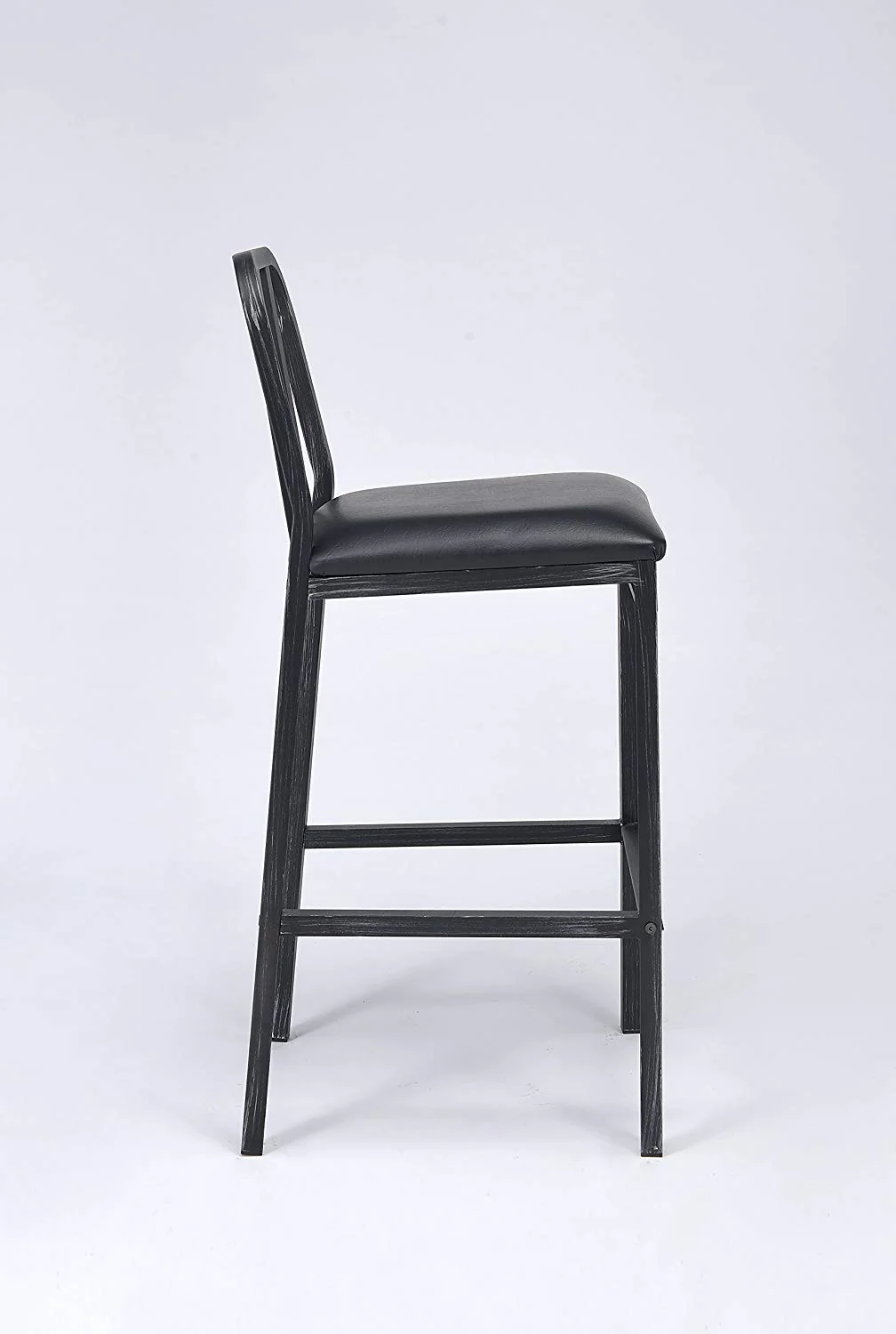 pc Black And Antique Black Bar Chair By Homeroots - Image 3